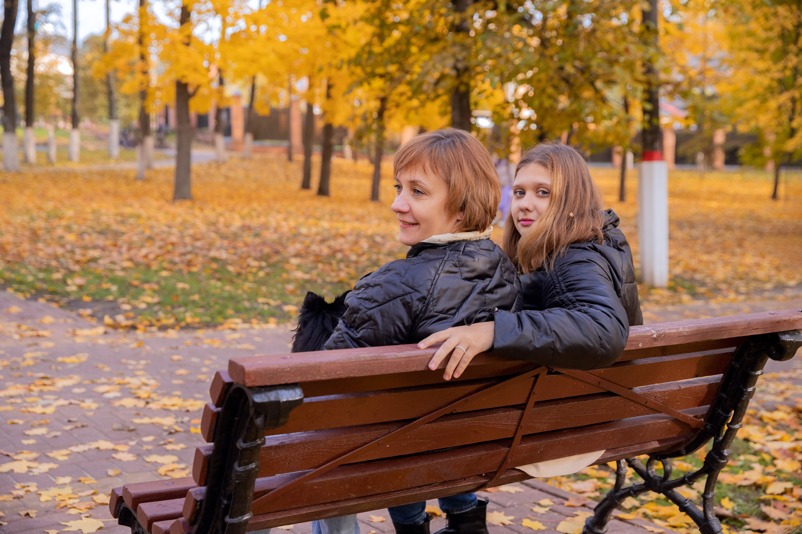 В осеннем парке