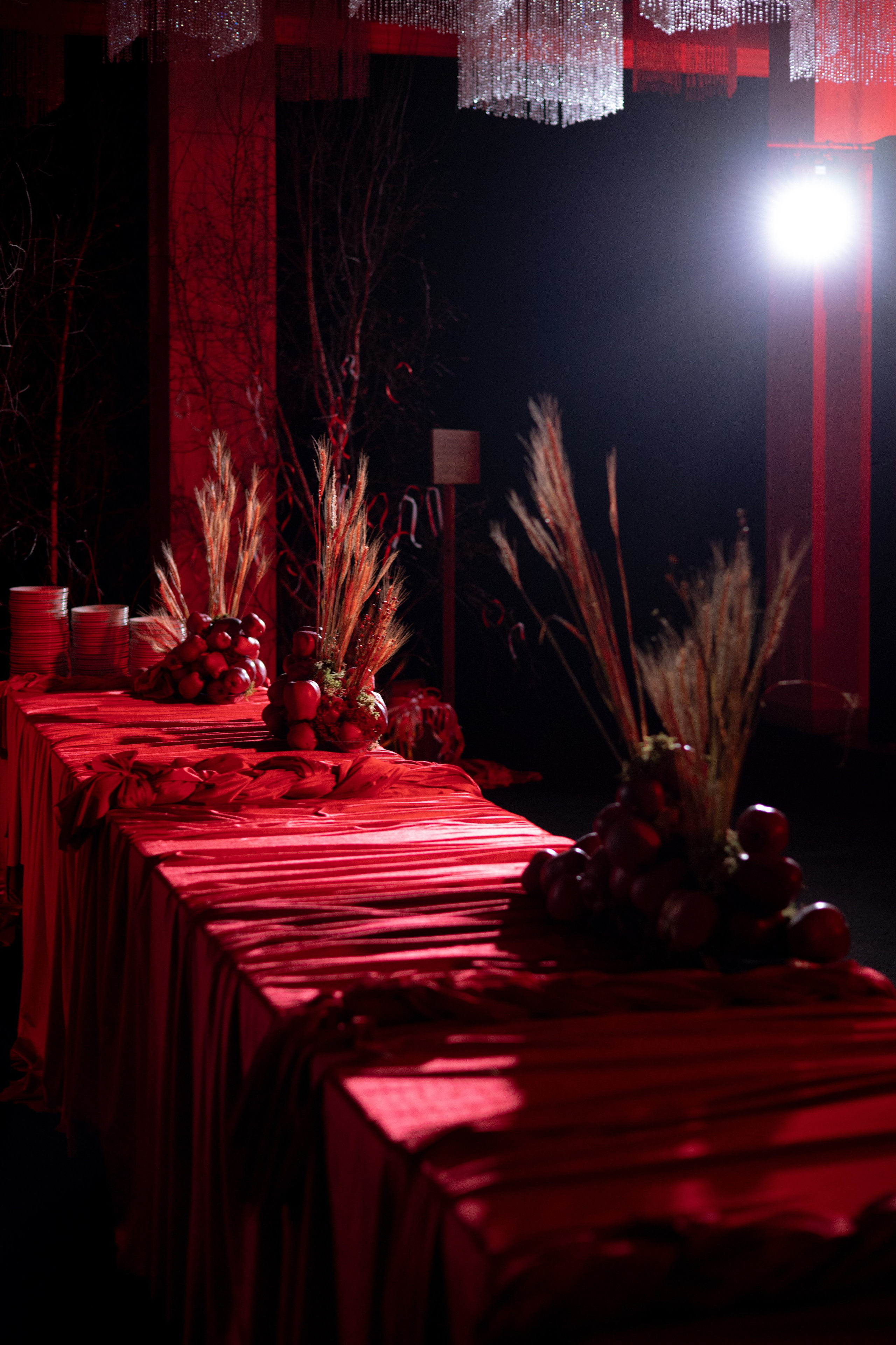 Новогодний корпоратив в фольклорном стиле. Особняк Лемана. Оформление свадеб, декор свадеб Вера Маркова, Москва