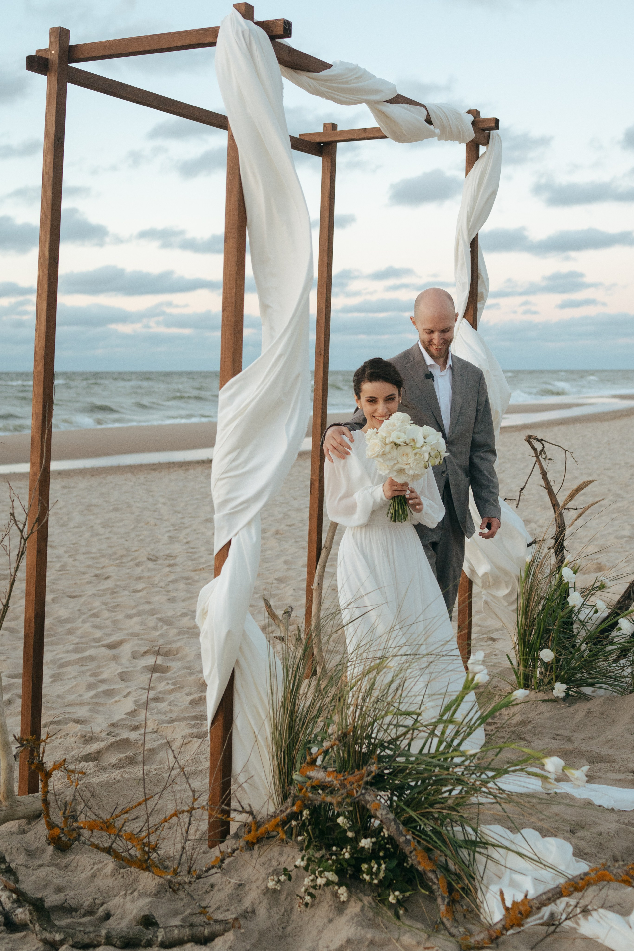 Алима & Никита. Куршская коса. Оформление свадеб, декор свадеб Вера Маркова, Москва