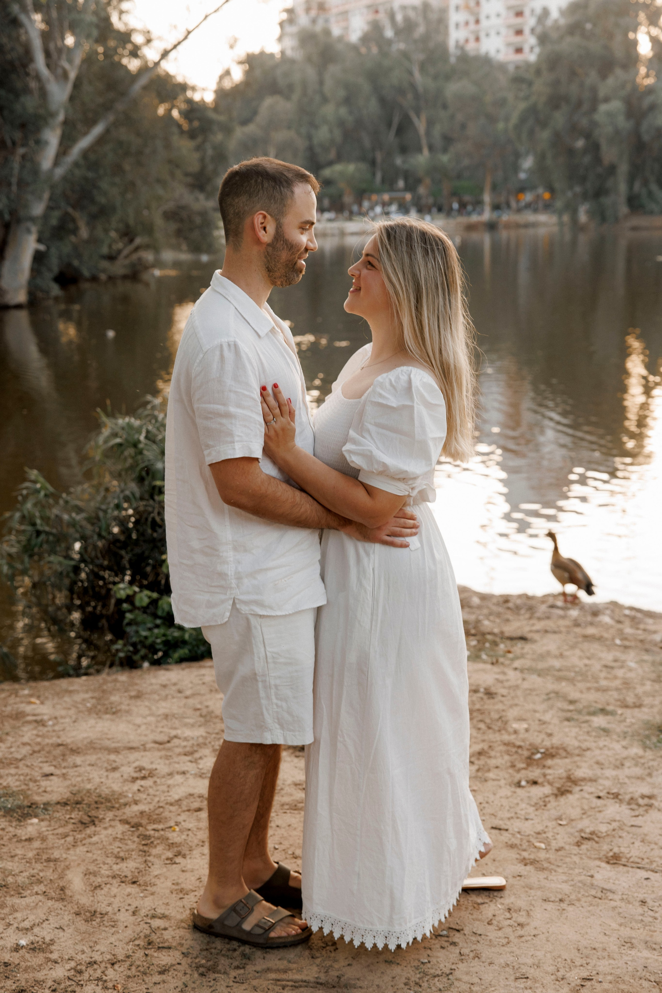First year photoshoot inside the park (sunset). Wedding and family photographer
