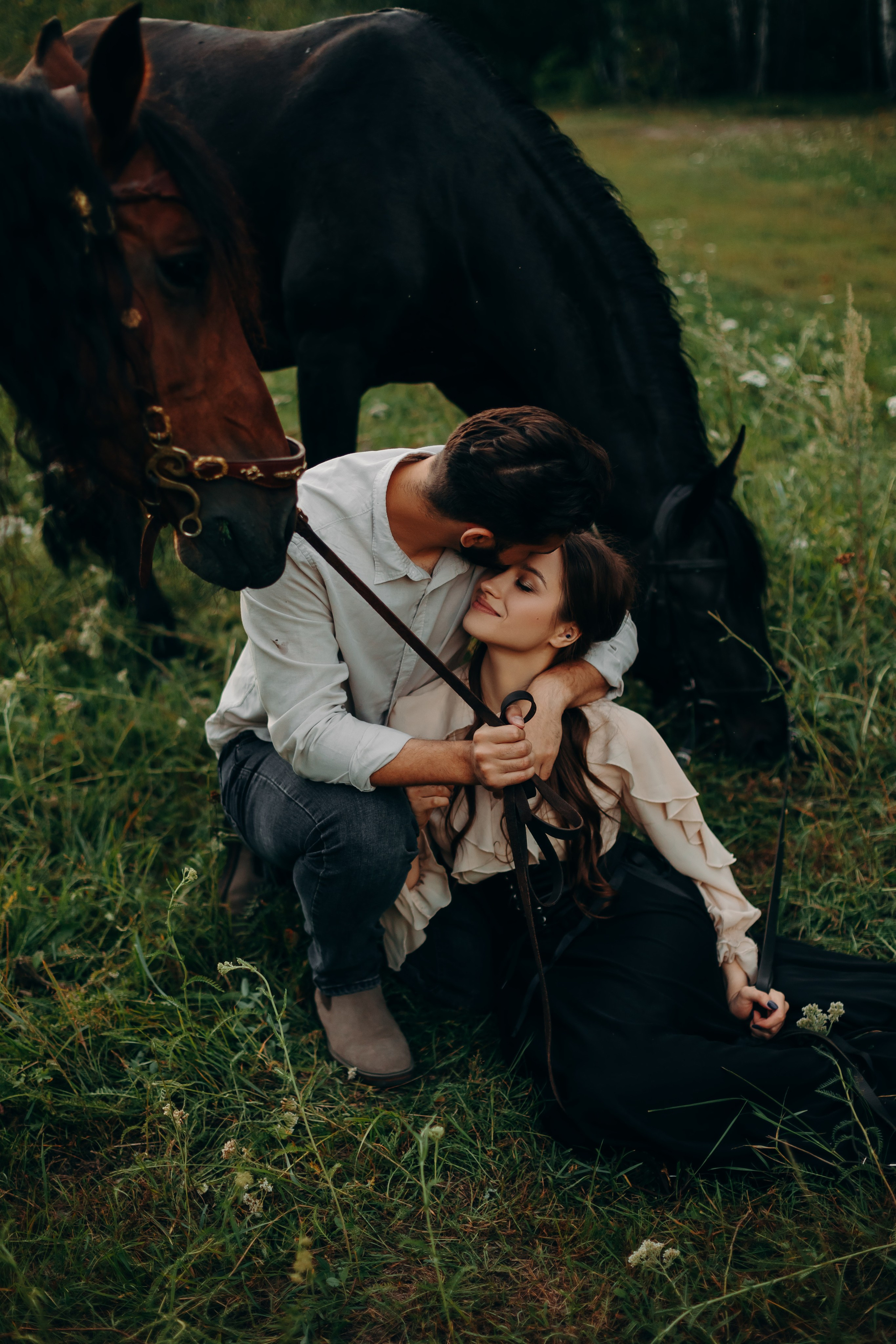 LOVESTORY С ЛОШАДЬМИ. Анна Молчанова конный фотограф в Тюмени | фотосессии с лошадьми Тюмень