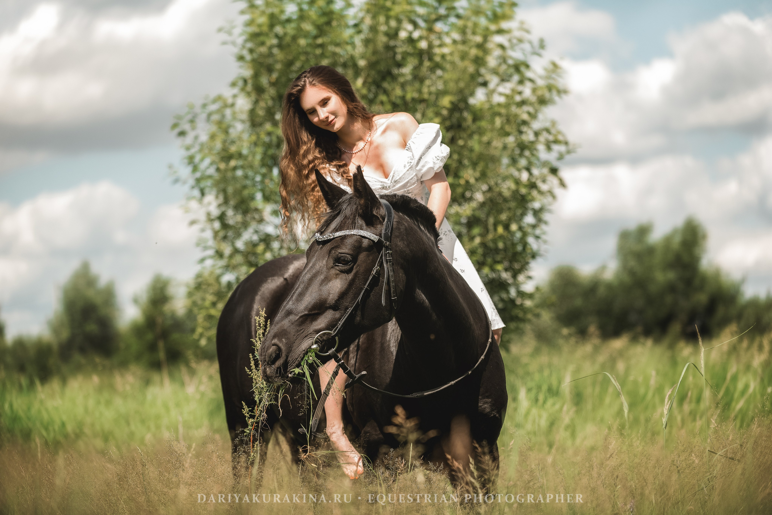 Маша и Блэк Джек. Конный фотограф Куракина Дарья • Фотосессии с лошадьми