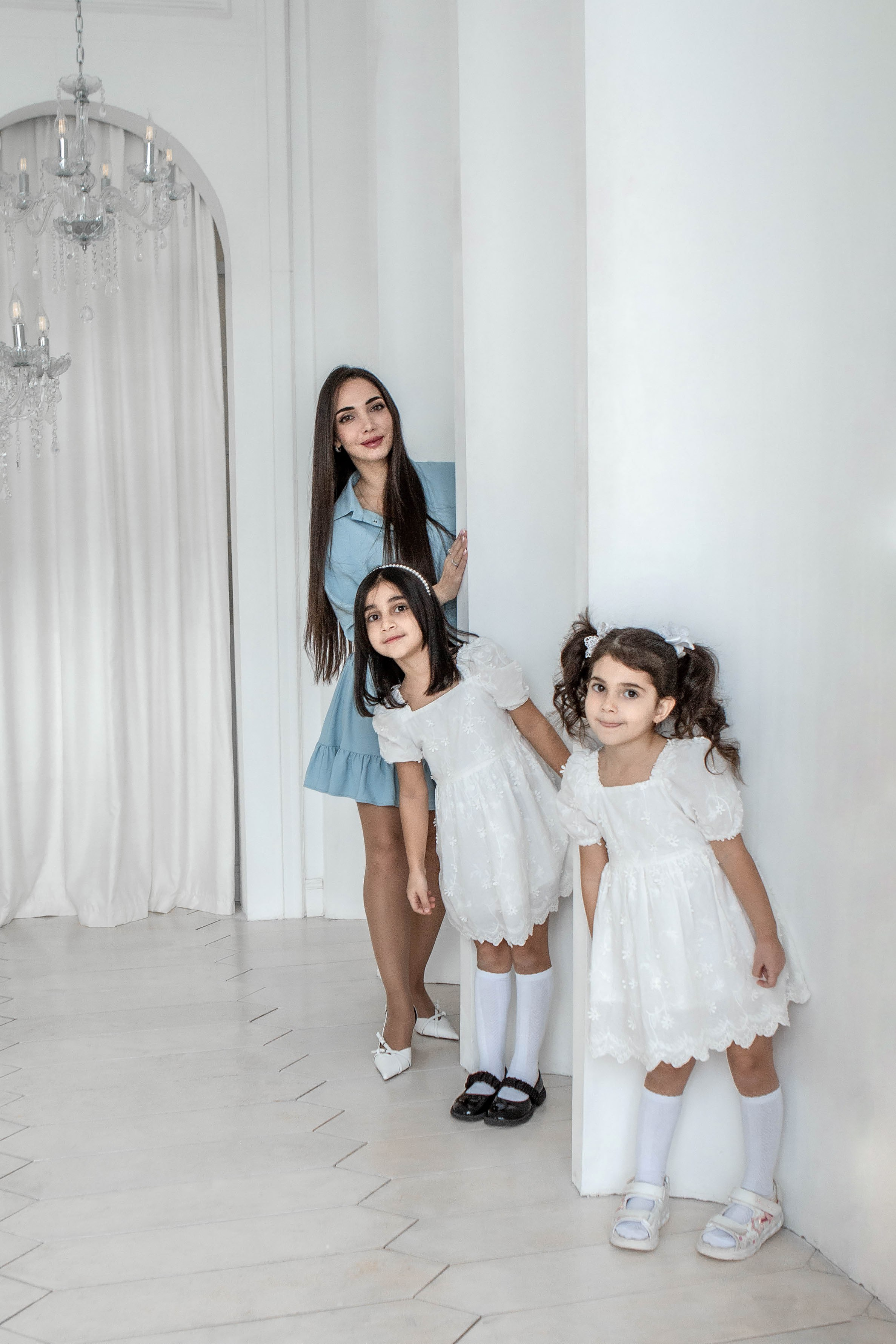 Мама и дочки. Фотограф Екатерина Голицына