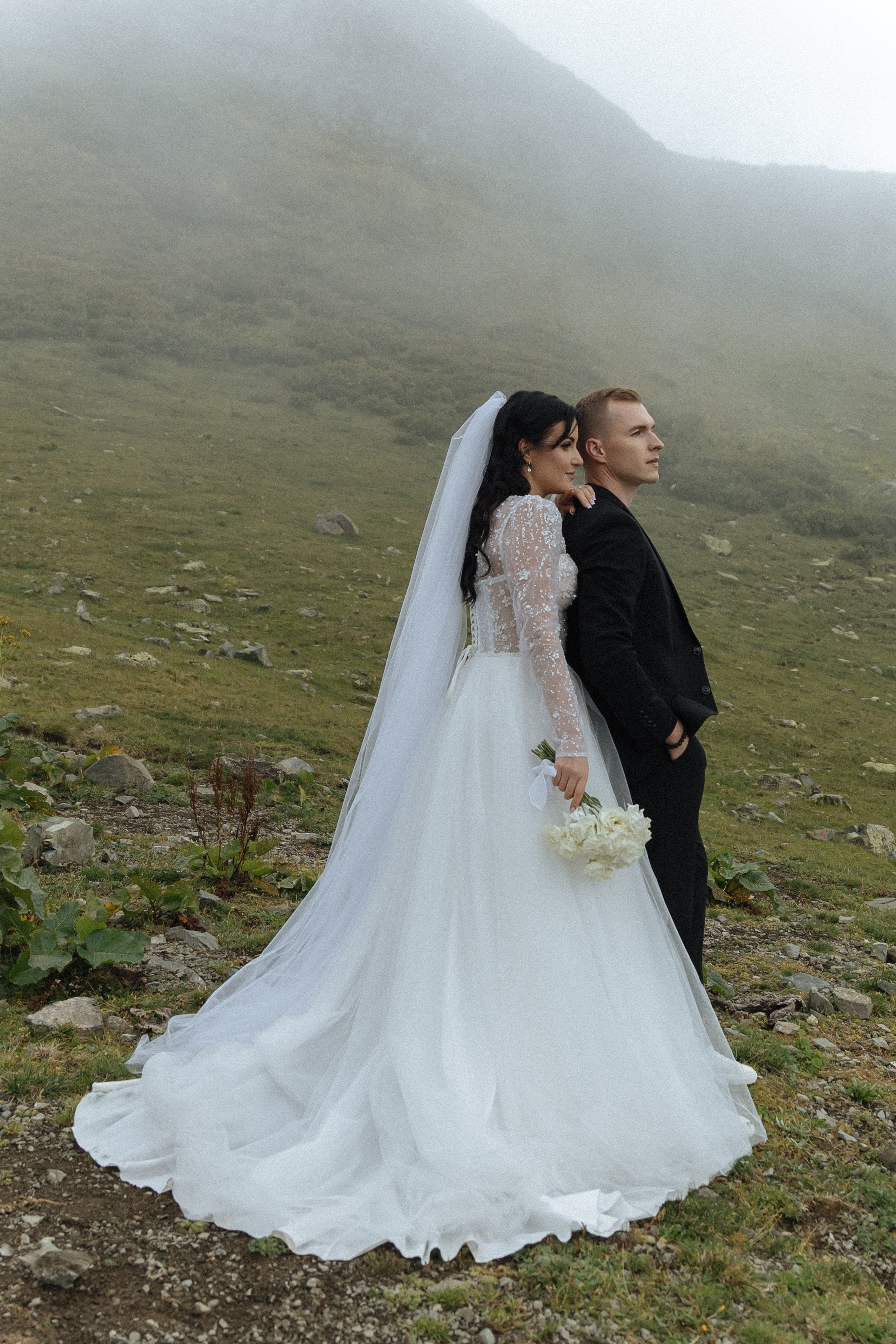 Свадебная Фотосессия в горах Сочи Красной поляны. Фотограф Сочи Адлер Сириус Красная поляна Олеся Минив