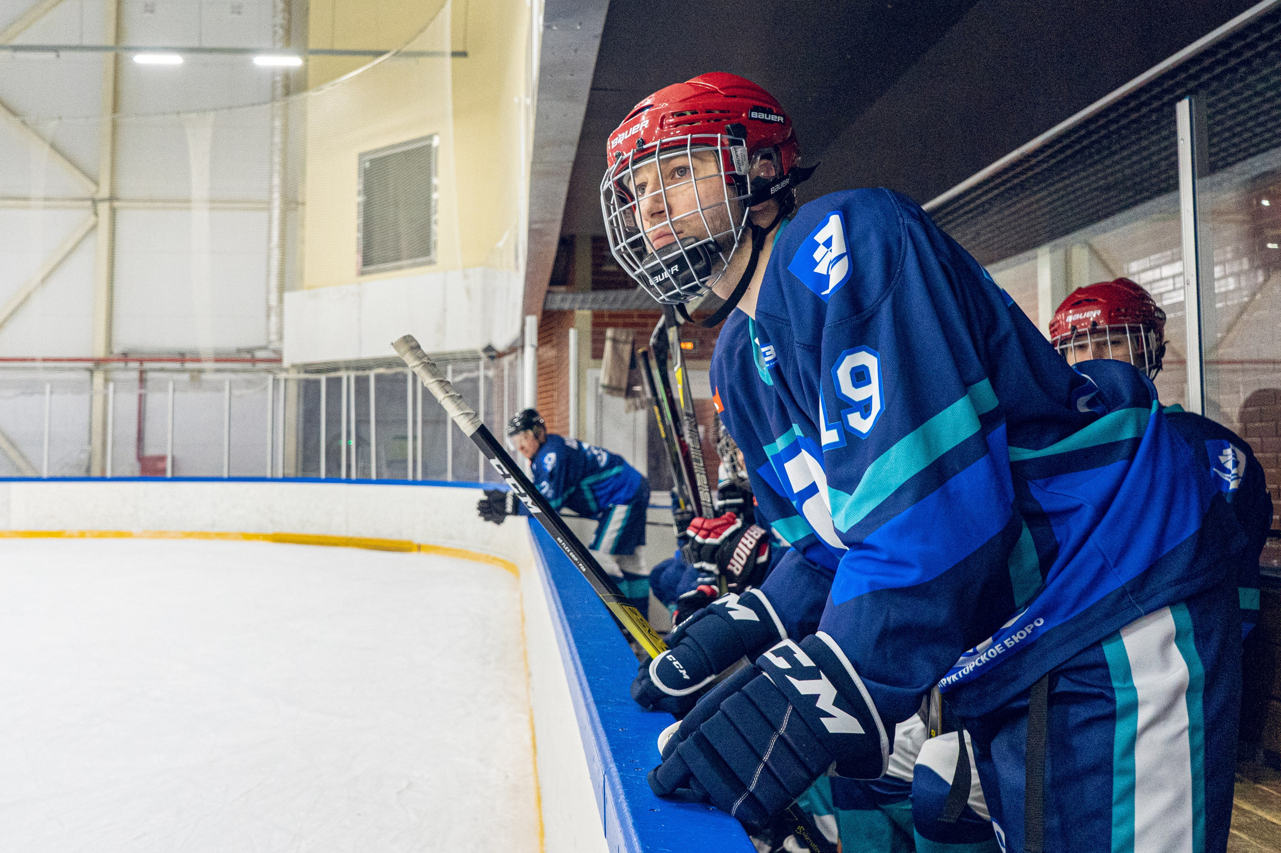 Тренировка по хоккею «ЦМКБ «Алмаз»