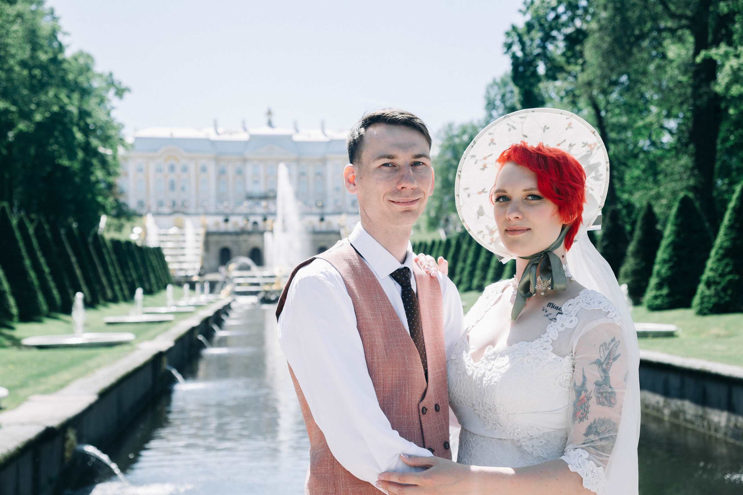 Александра & Семён. Свадебная съёмка в Петергофе. Свадебный и контент фотограф в Севастополе и Крыму Марина Данилова