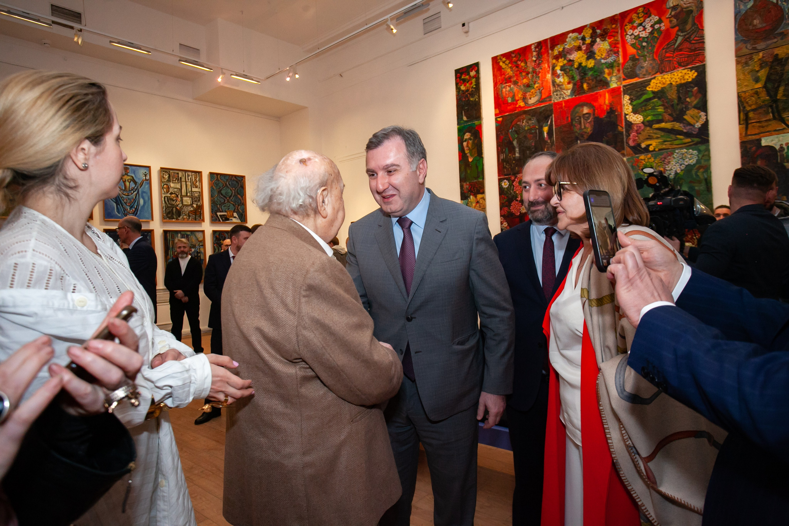 Открытие выставки Зураба Церетели. Art photographer Nino