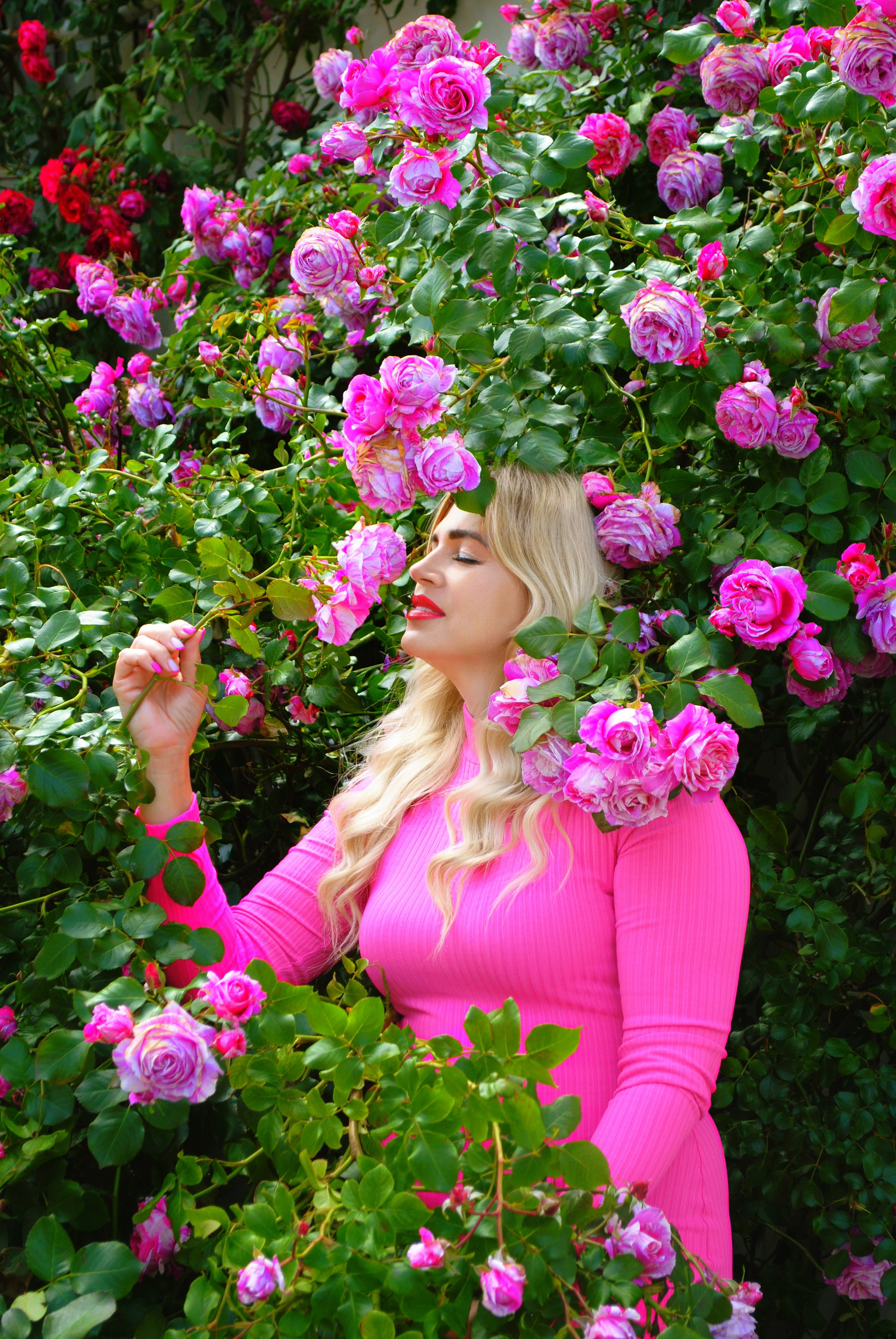 Наталья в розах. Фотограф Мария Мусаелян