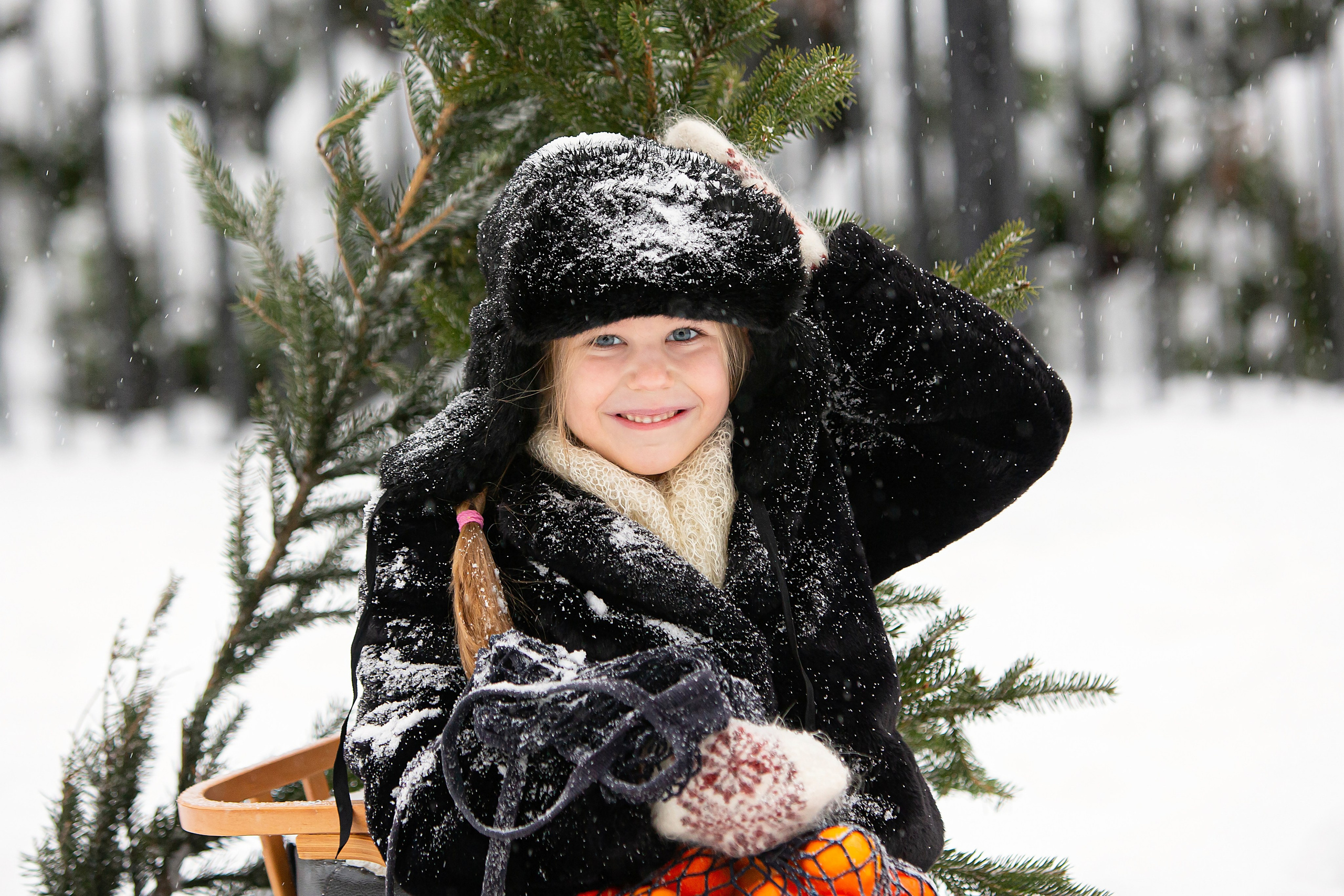 Зима в детском саду. Свадебный, семейный, детский фотограф в Санкт-Петербурге