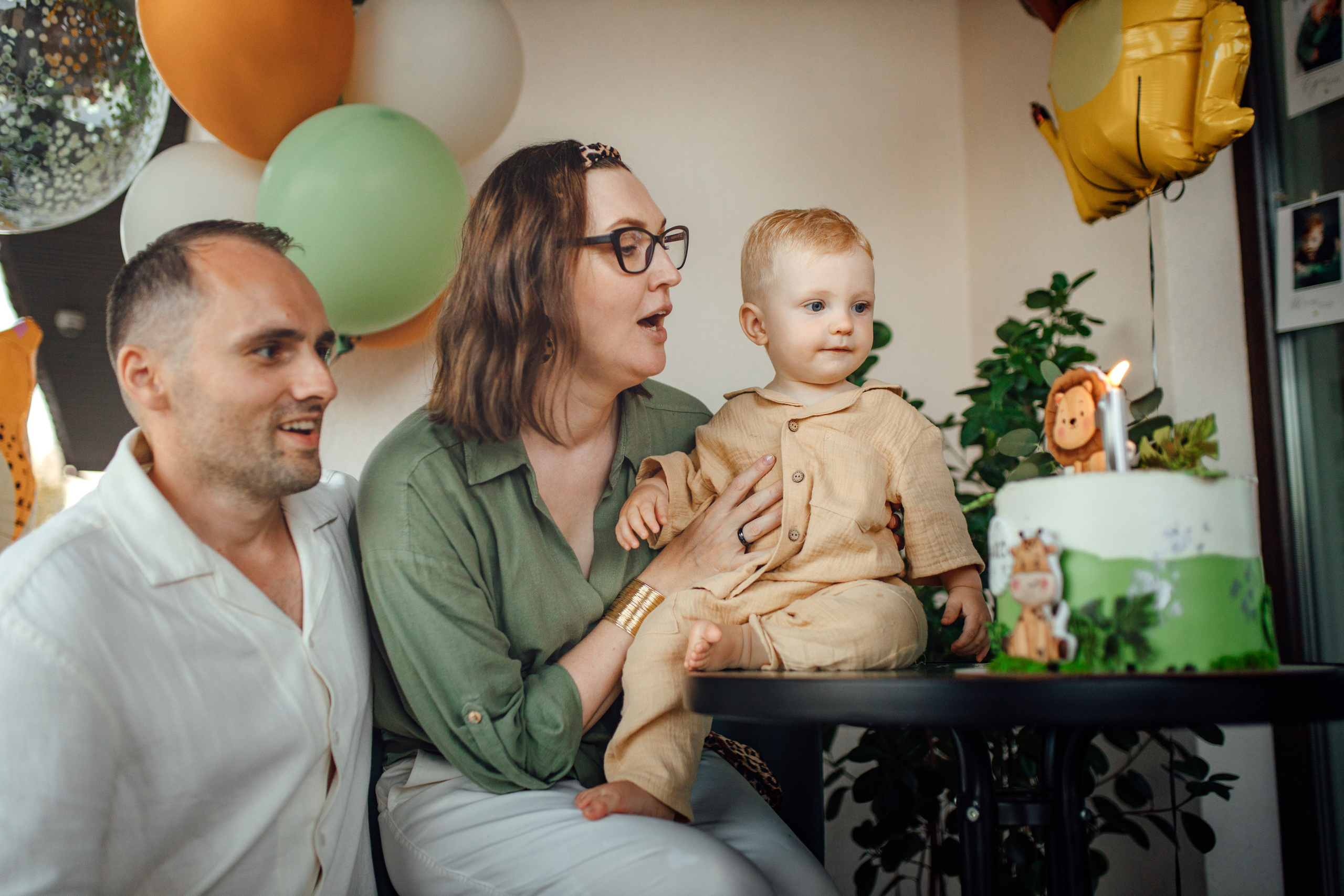 Максику 1 годик, отмечаем дома