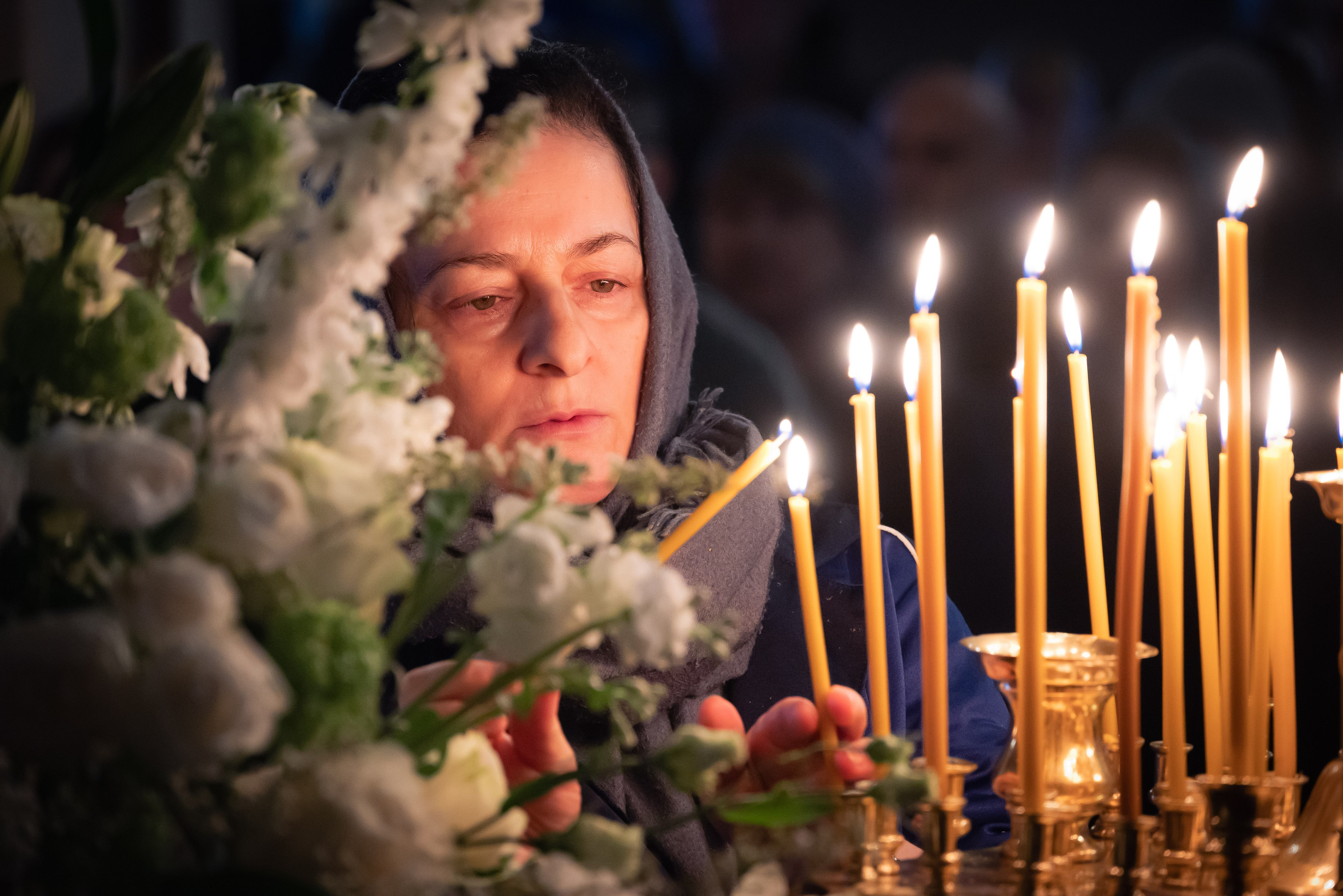 Богородский храм. Вынос Плащаницы. Антон и Татьяна Денисенко — В храме