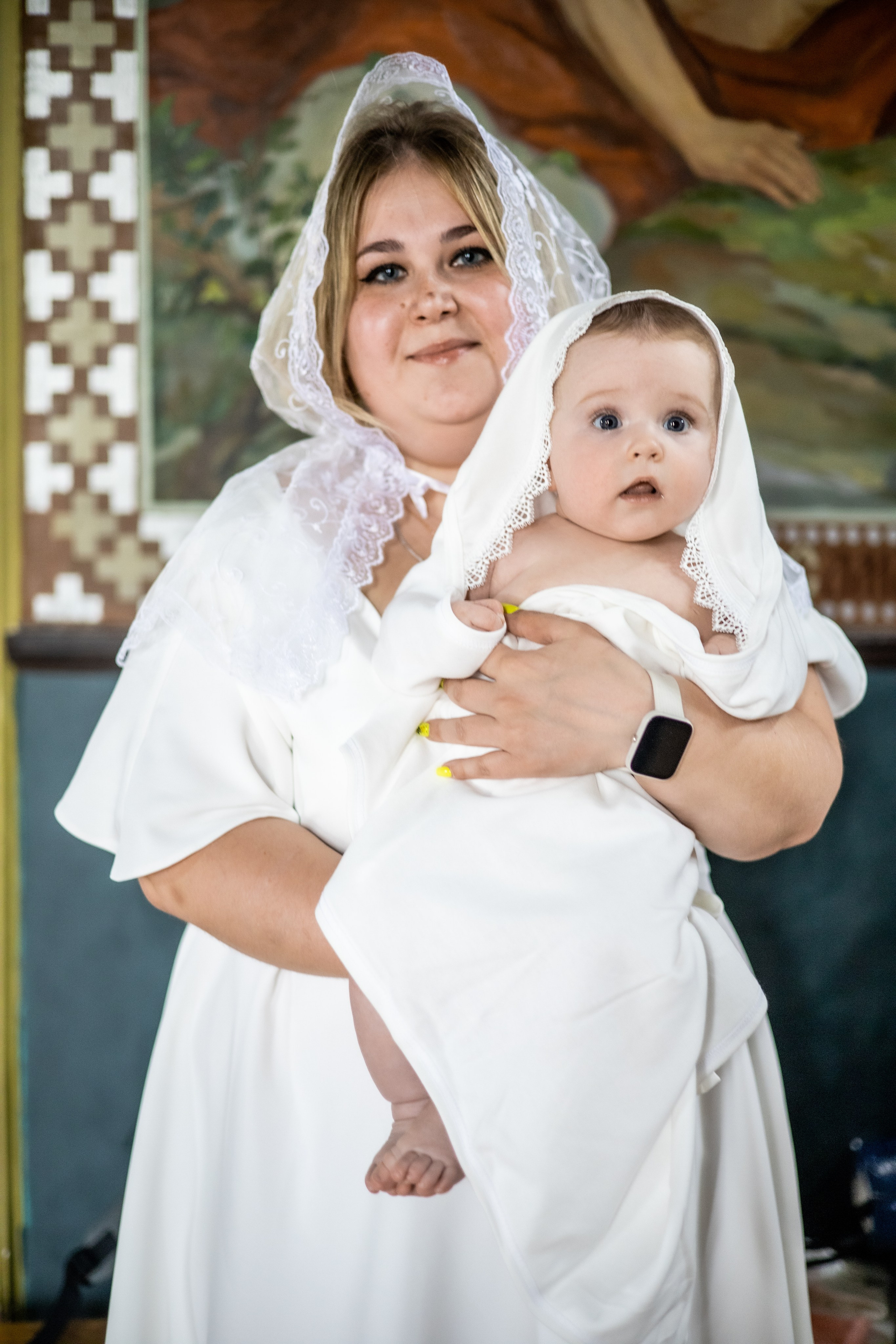 Крещение Ульяны и Вероники. Фотограф Надежда Лукьянова