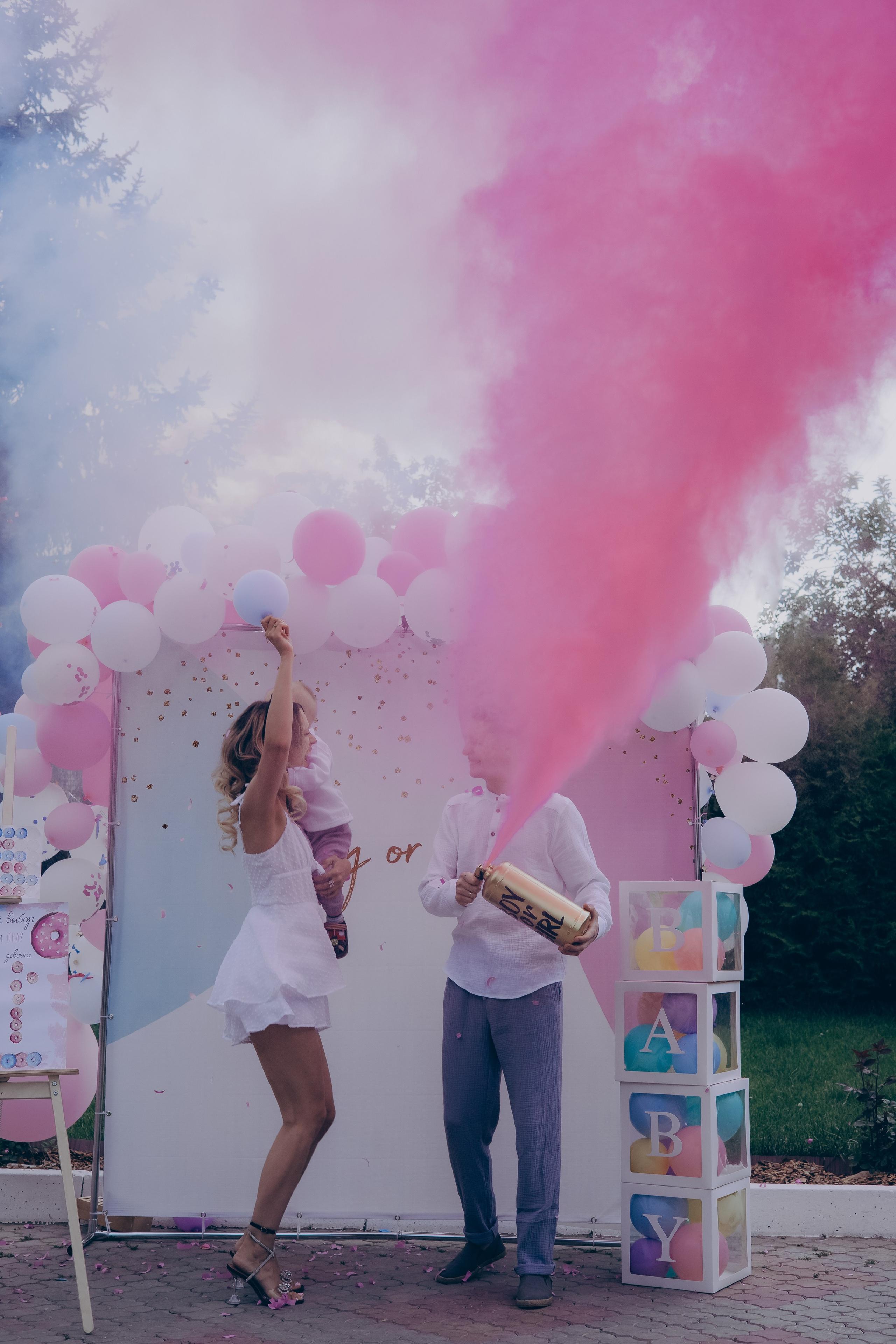 Гендер пати Андрея и Саши. Семейный фотограф в Сочи Любовь Переседова