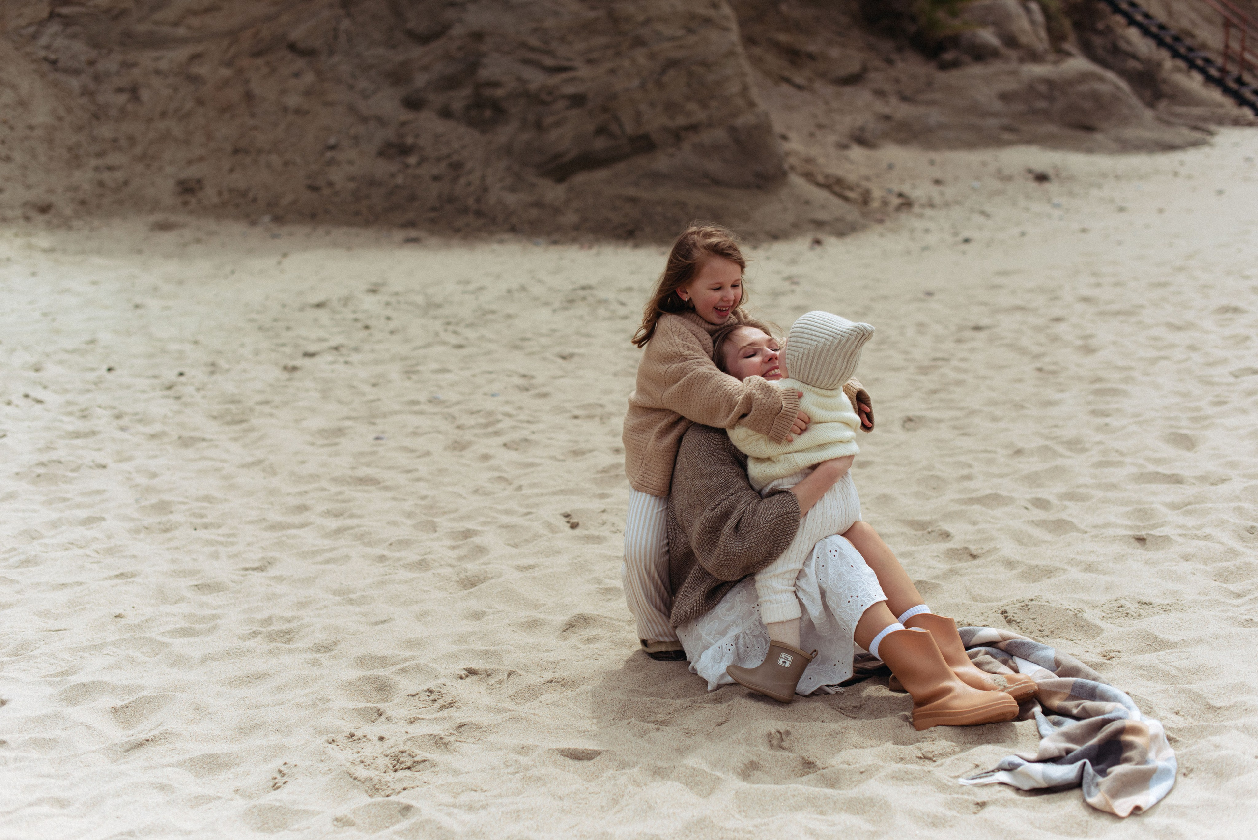 Семейная съемка у моря. Женский фотограф в Москве и МО