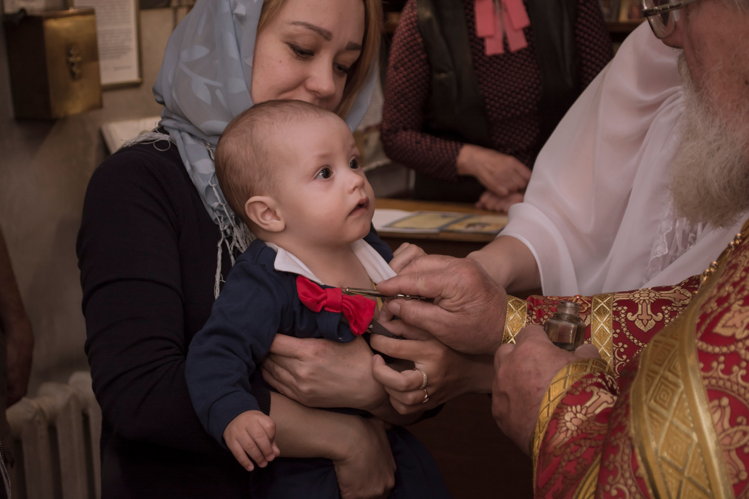 Крещение Никиты в храме Михаила Тверского г. Тверь. Фотограф Евгений Егоров