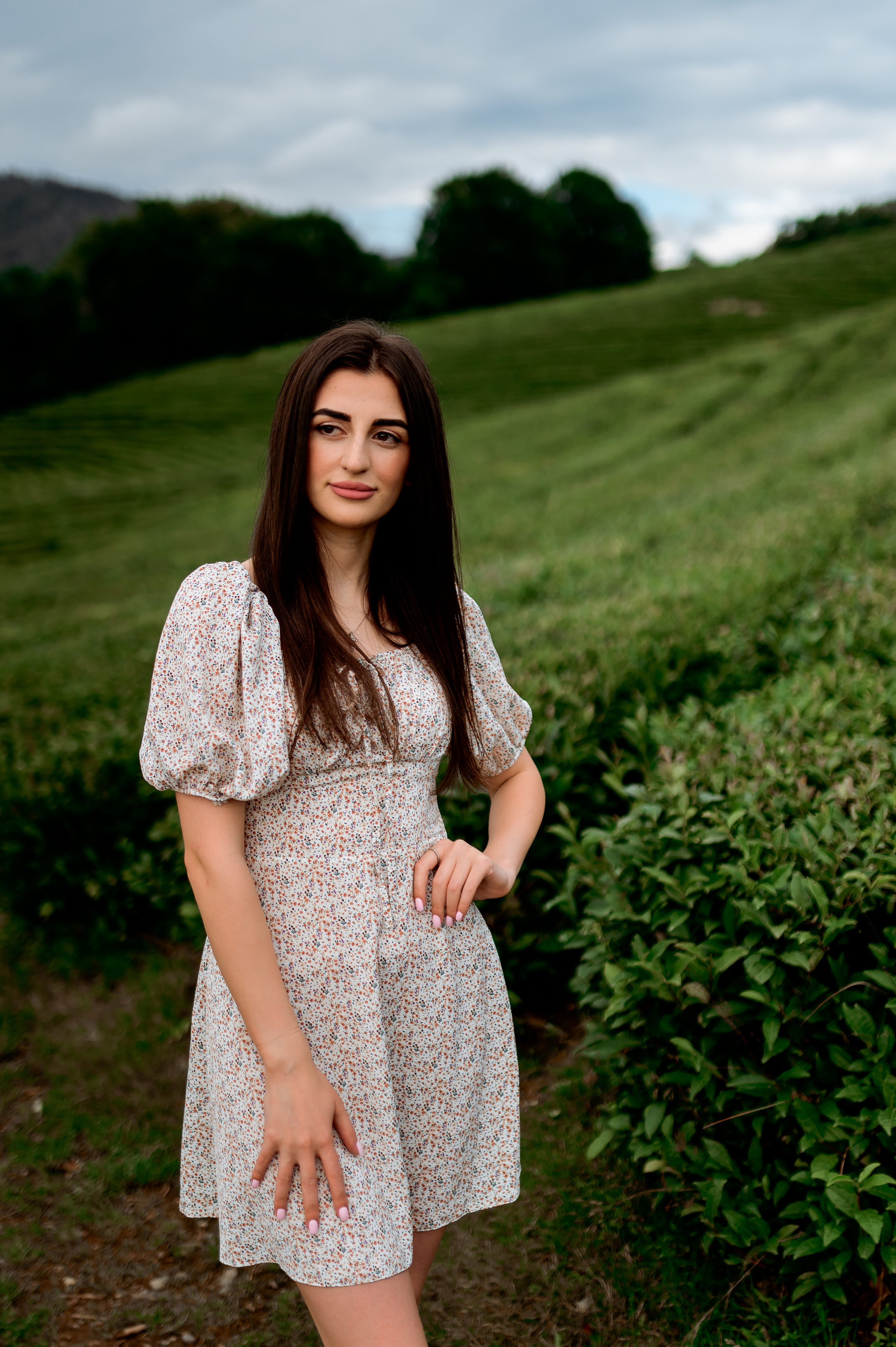 Женская фотосессия на Чайных плантациях. Свадебный и семейный фотограф в Сочи Никита Пищов