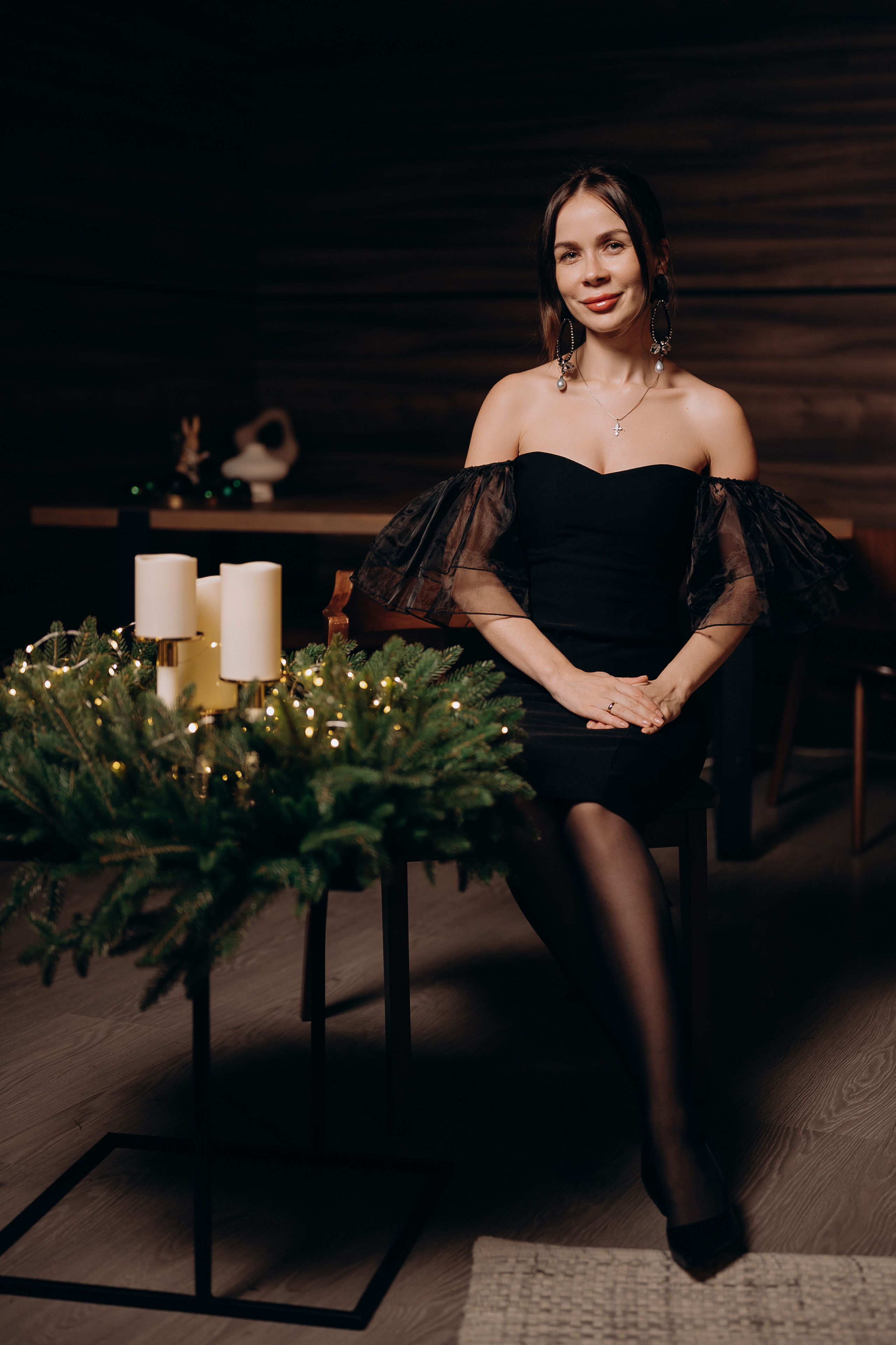 Новогодняя фотосессия семейная в студии. Свадебный и семейный фотограф в Сочи Никита Пищов