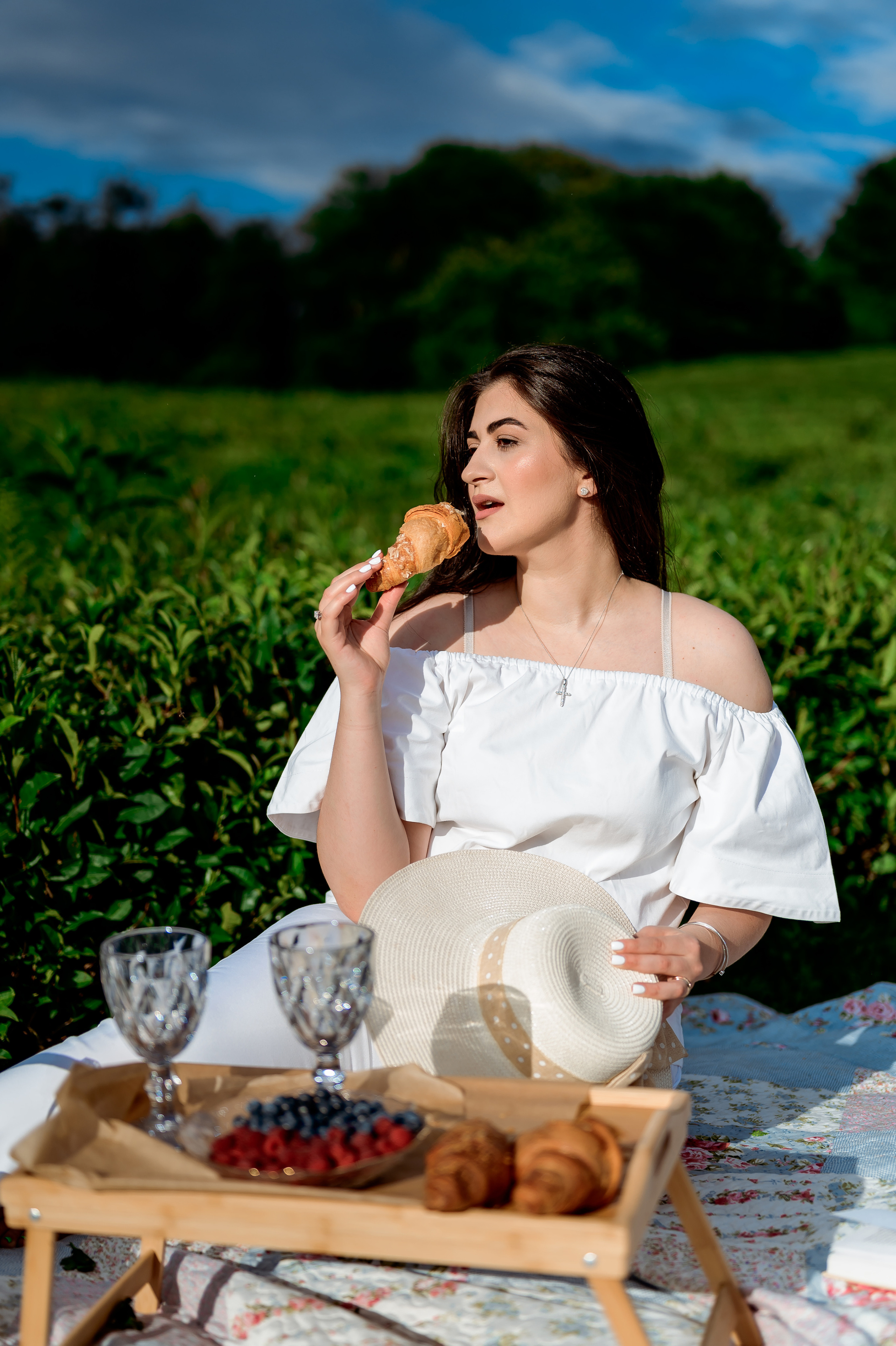Женская фотосессия на Чайных плантациях. Свадебный и семейный фотограф в Сочи Никита Пищов