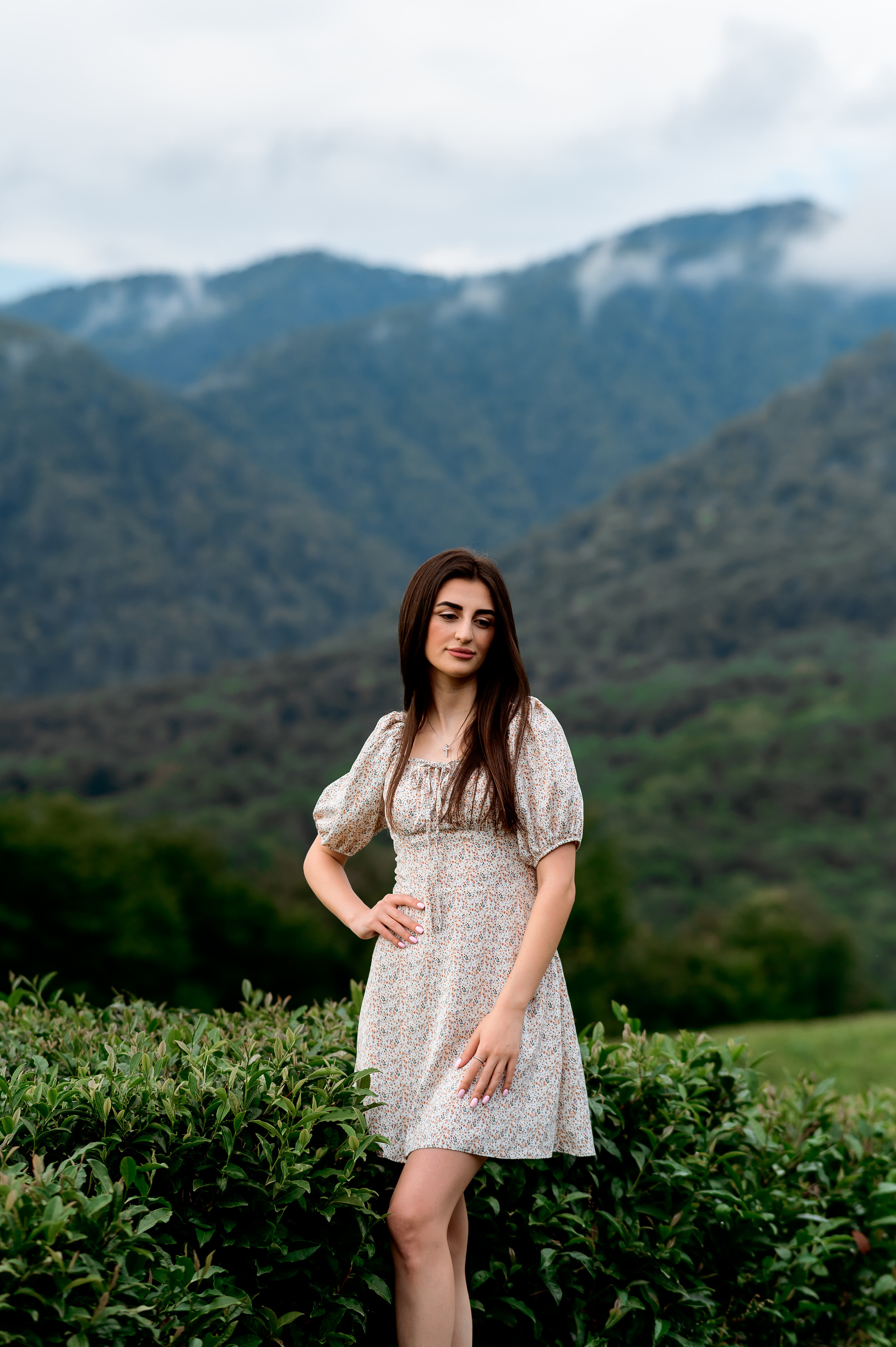 Женская фотосессия на Чайных плантациях. Свадебный и семейный фотограф в Сочи Никита Пищов
