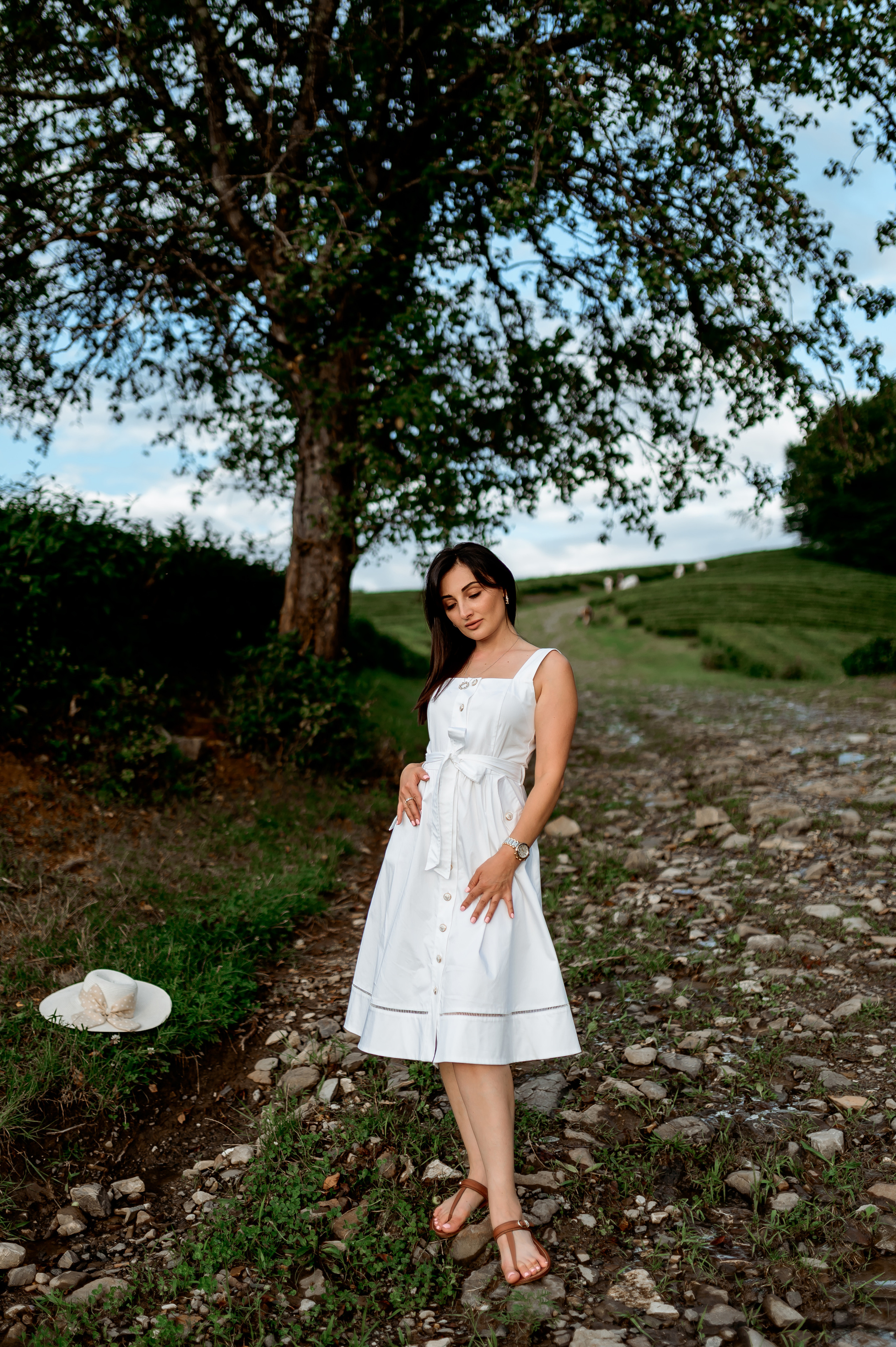 Женская фотосессия на Чайных плантациях. Свадебный и семейный фотограф в Сочи Никита Пищов