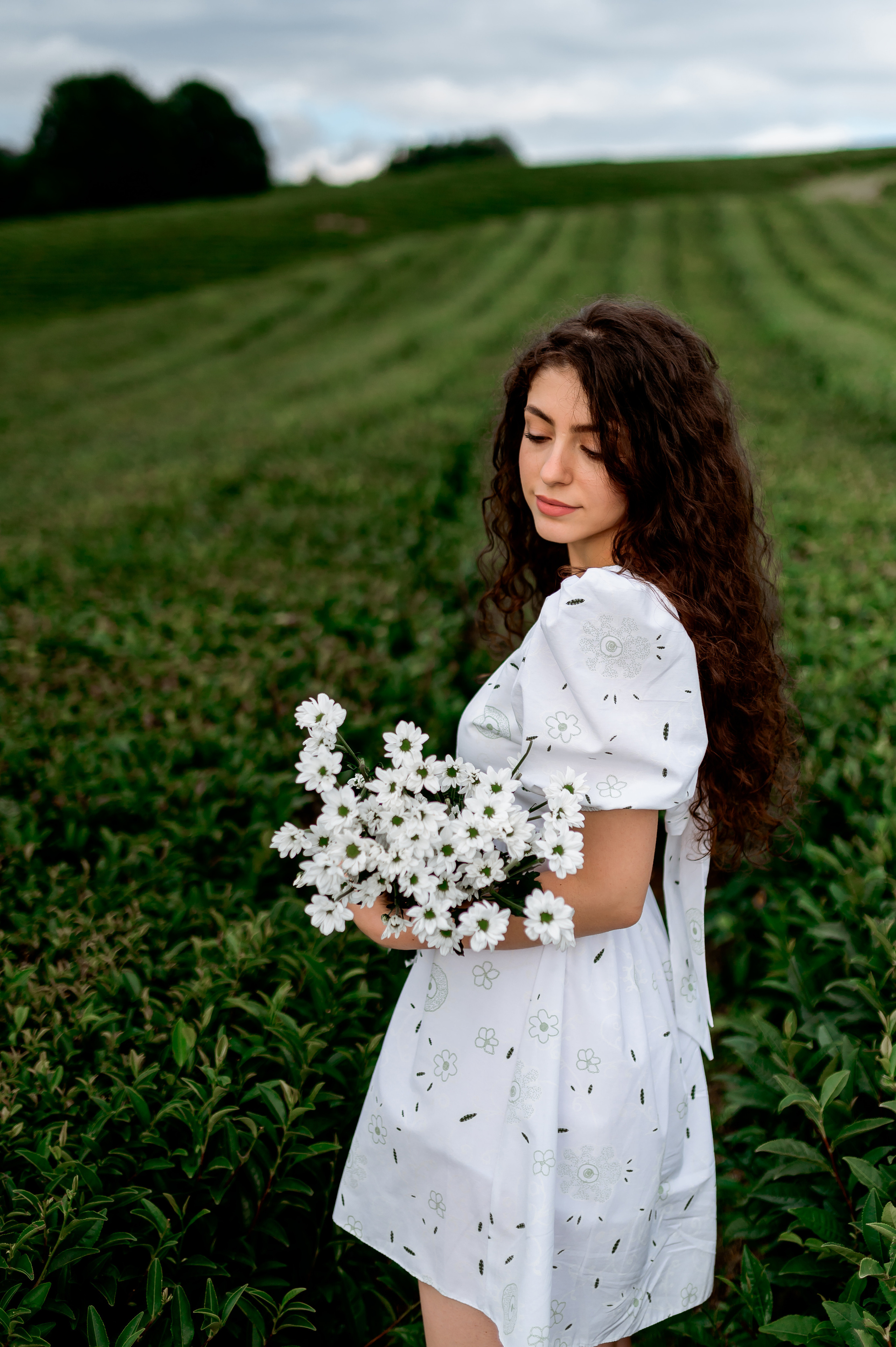 Женская фотосессия на Чайных плантациях. Свадебный и семейный фотограф в Сочи Никита Пищов