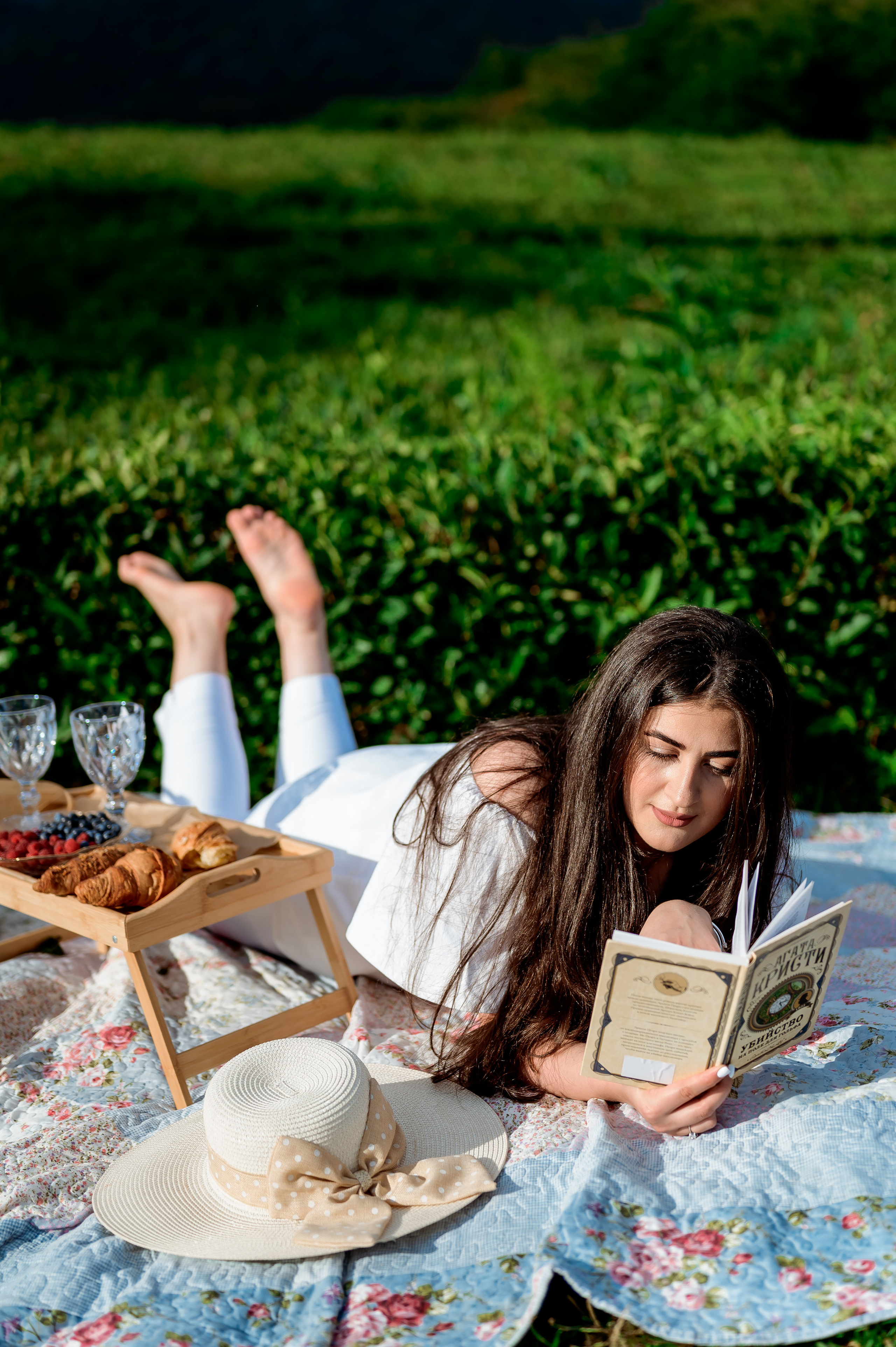 Женская фотосессия на Чайных плантациях. Свадебный и семейный фотограф в Сочи Никита Пищов