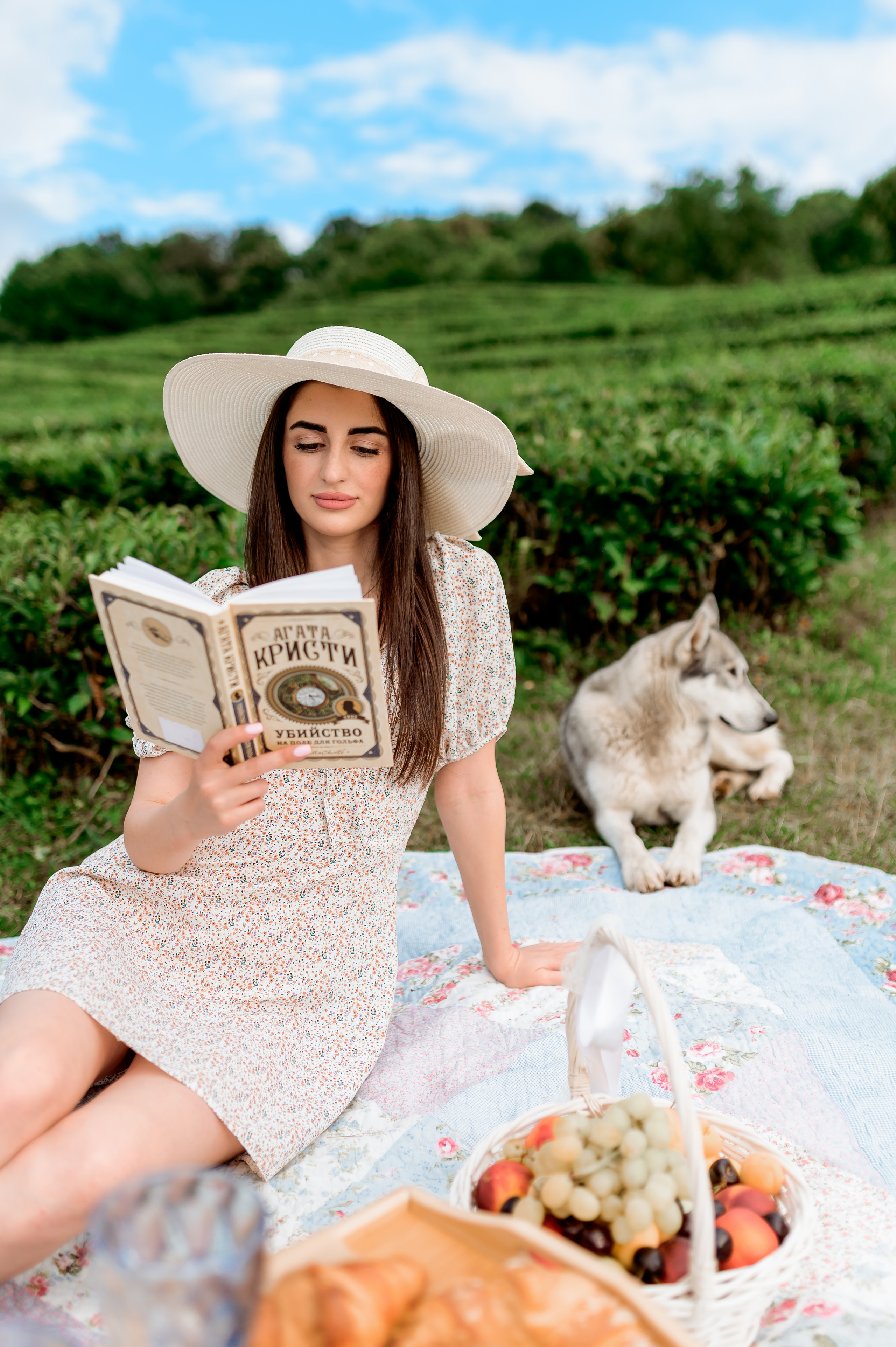 Женская фотосессия на Чайных плантациях. Свадебный и семейный фотограф в Сочи Никита Пищов
