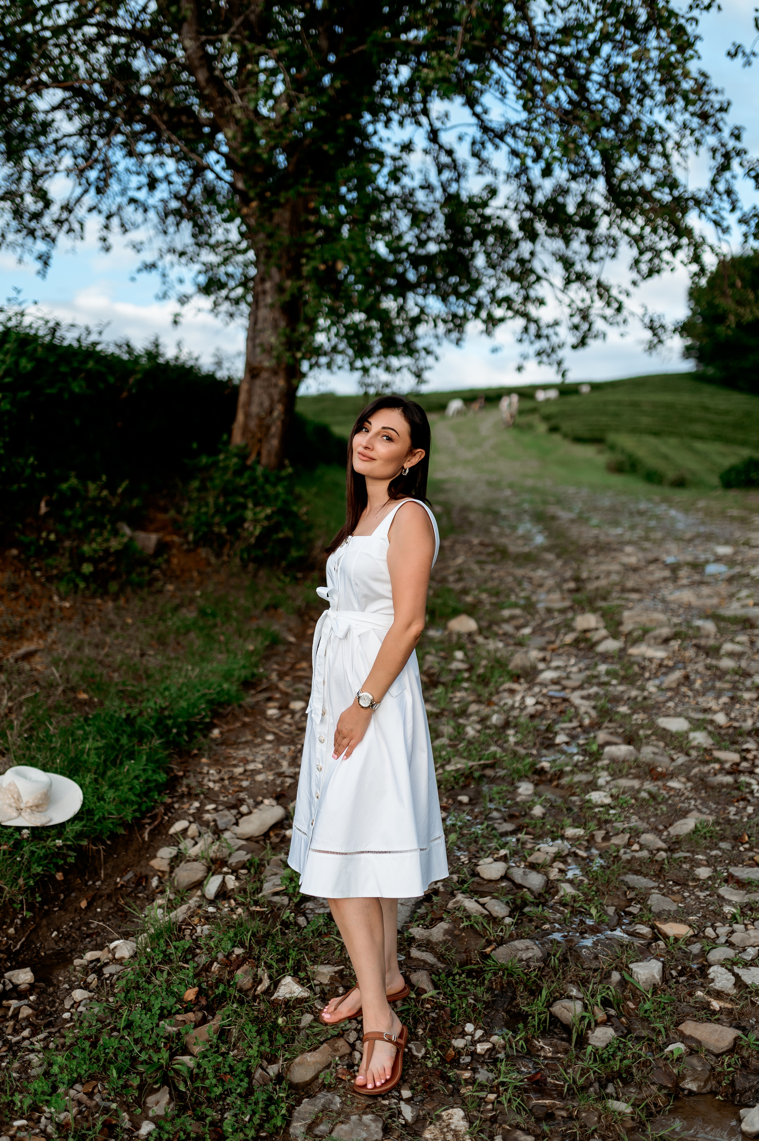 Женская фотосессия на Чайных плантациях. Свадебный и семейный фотограф в Сочи Никита Пищов