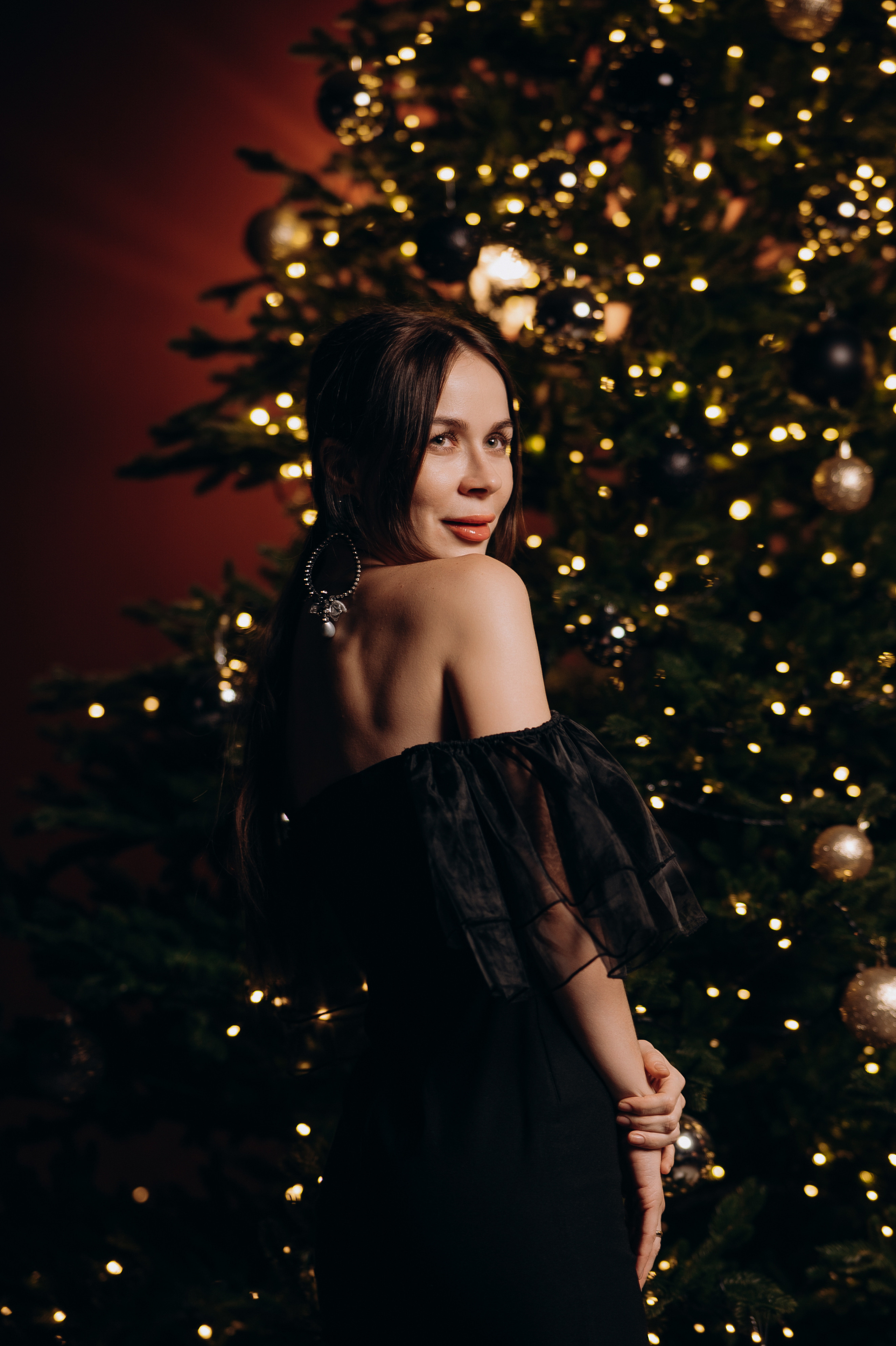 Новогодняя фотосессия семейная в студии. Свадебный и семейный фотограф в Сочи Никита Пищов