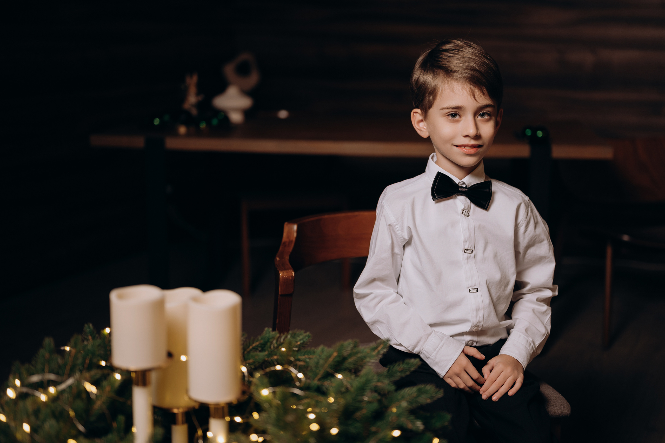 Новогодняя фотосессия семейная в студии. Свадебный и семейный фотограф в Сочи Никита Пищов