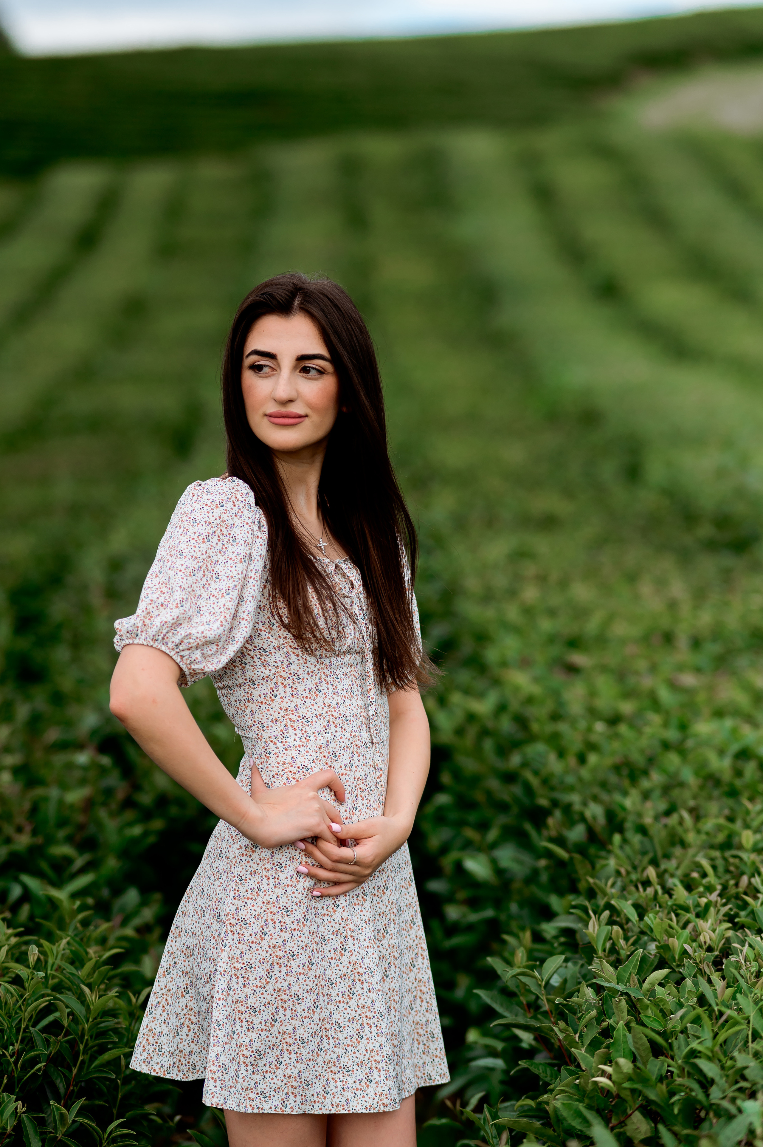 Женская фотосессия на Чайных плантациях. Свадебный и семейный фотограф в Сочи Никита Пищов
