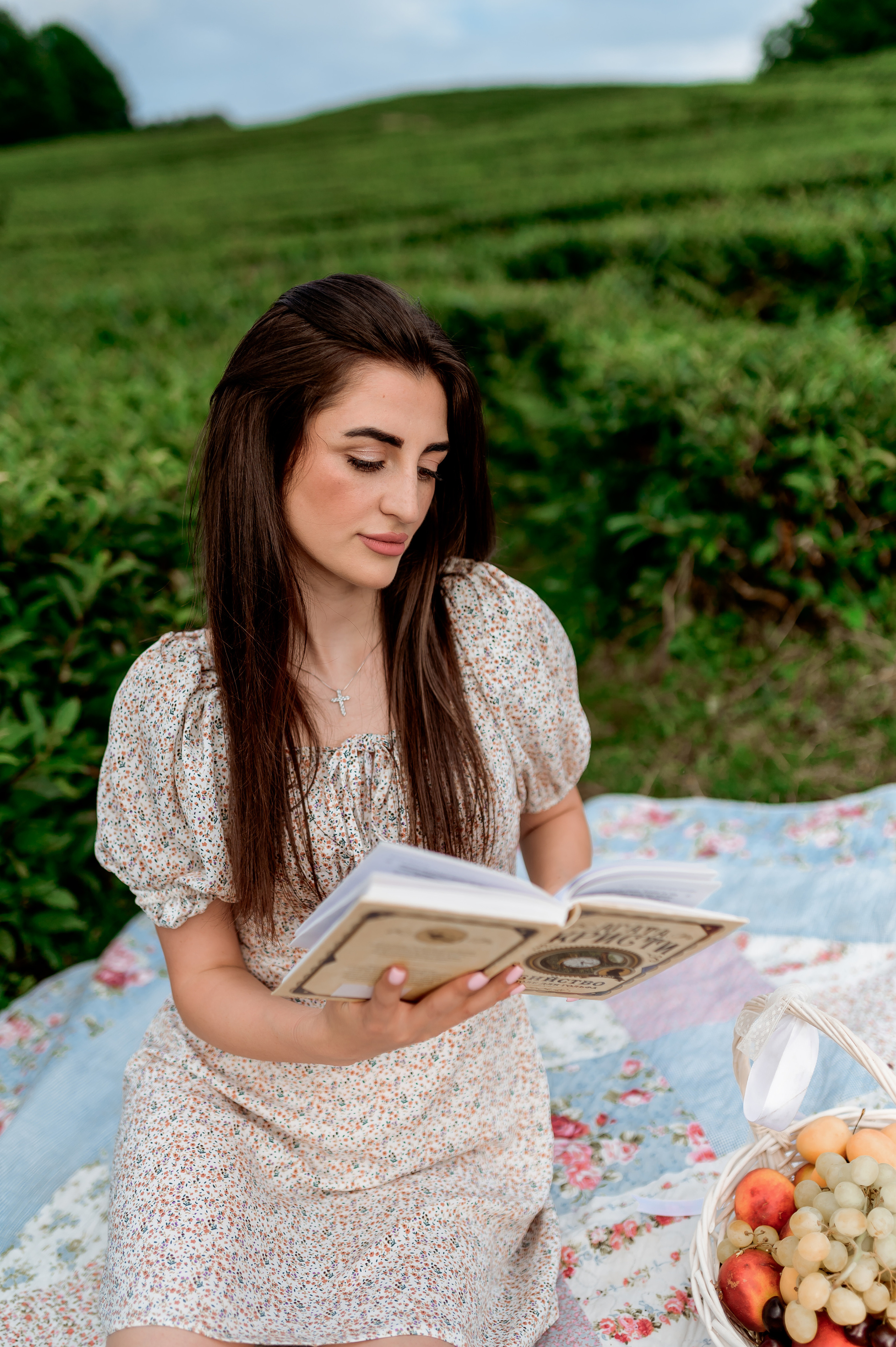 Женская фотосессия на Чайных плантациях. Свадебный и семейный фотограф в Сочи Никита Пищов