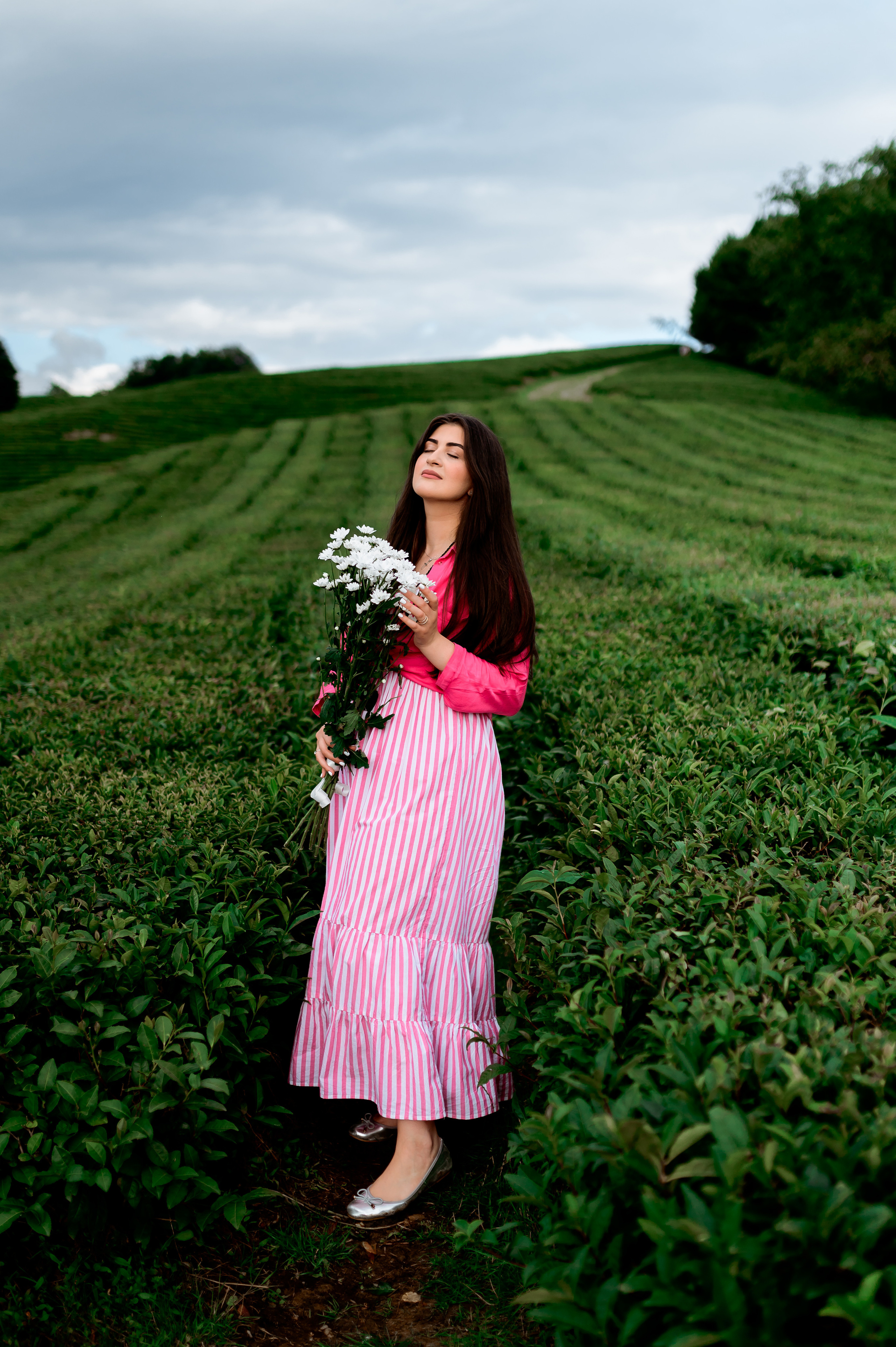 Женская фотосессия на Чайных плантациях. Свадебный и семейный фотограф в Сочи Никита Пищов