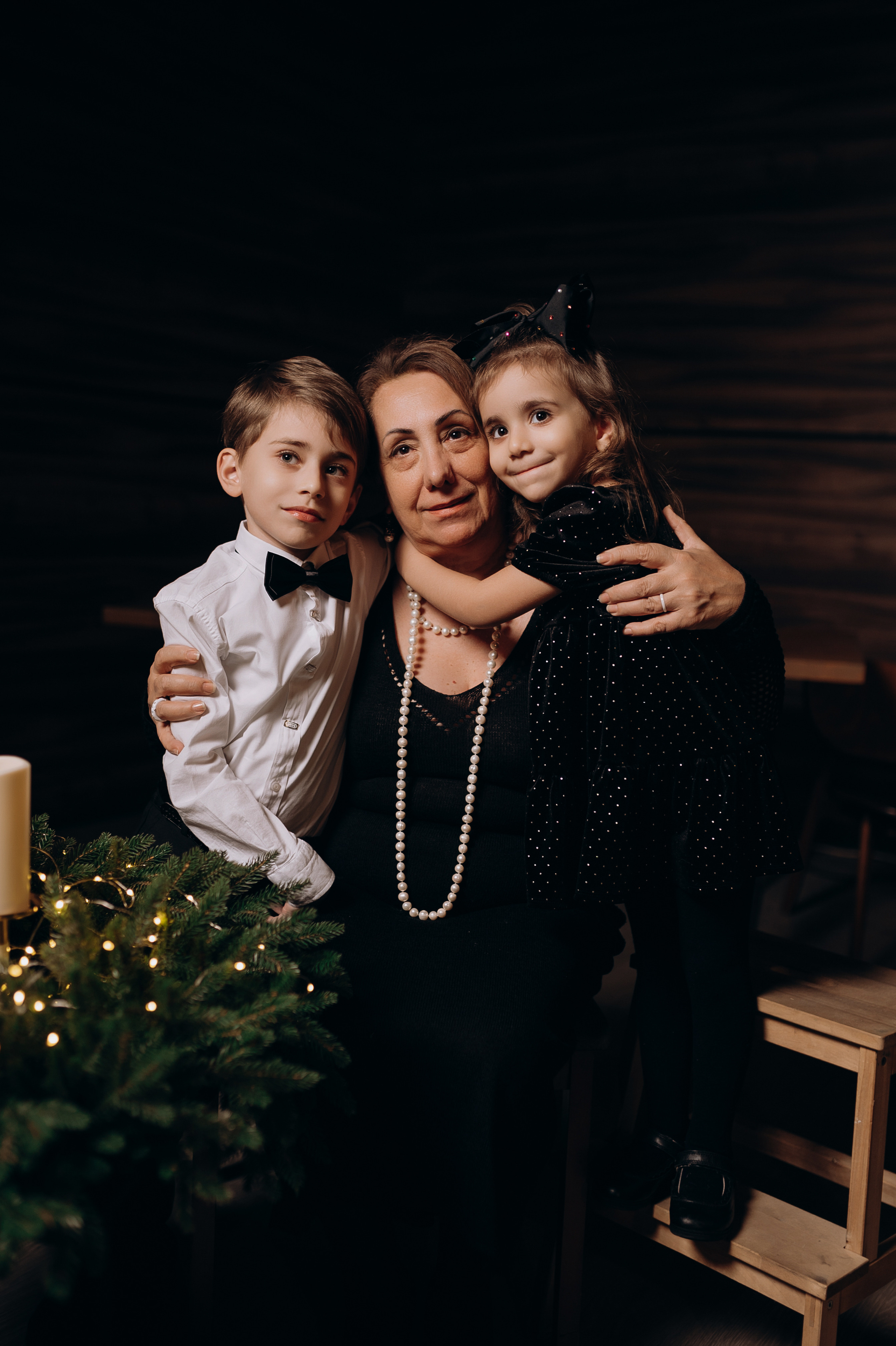 Новогодняя фотосессия семейная в студии. Свадебный и семейный фотограф в Сочи Никита Пищов