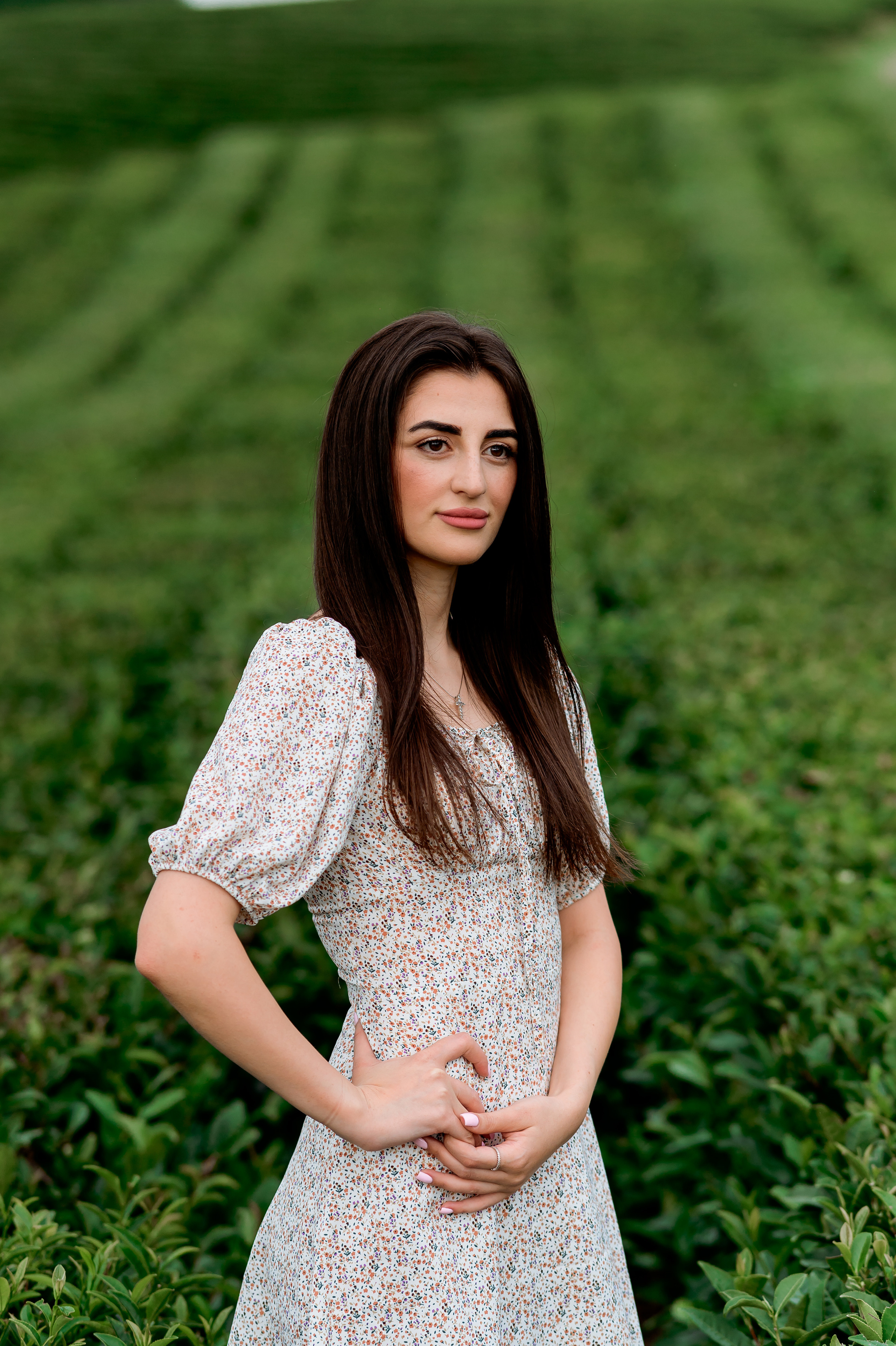 Женская фотосессия на Чайных плантациях. Свадебный и семейный фотограф в Сочи Никита Пищов