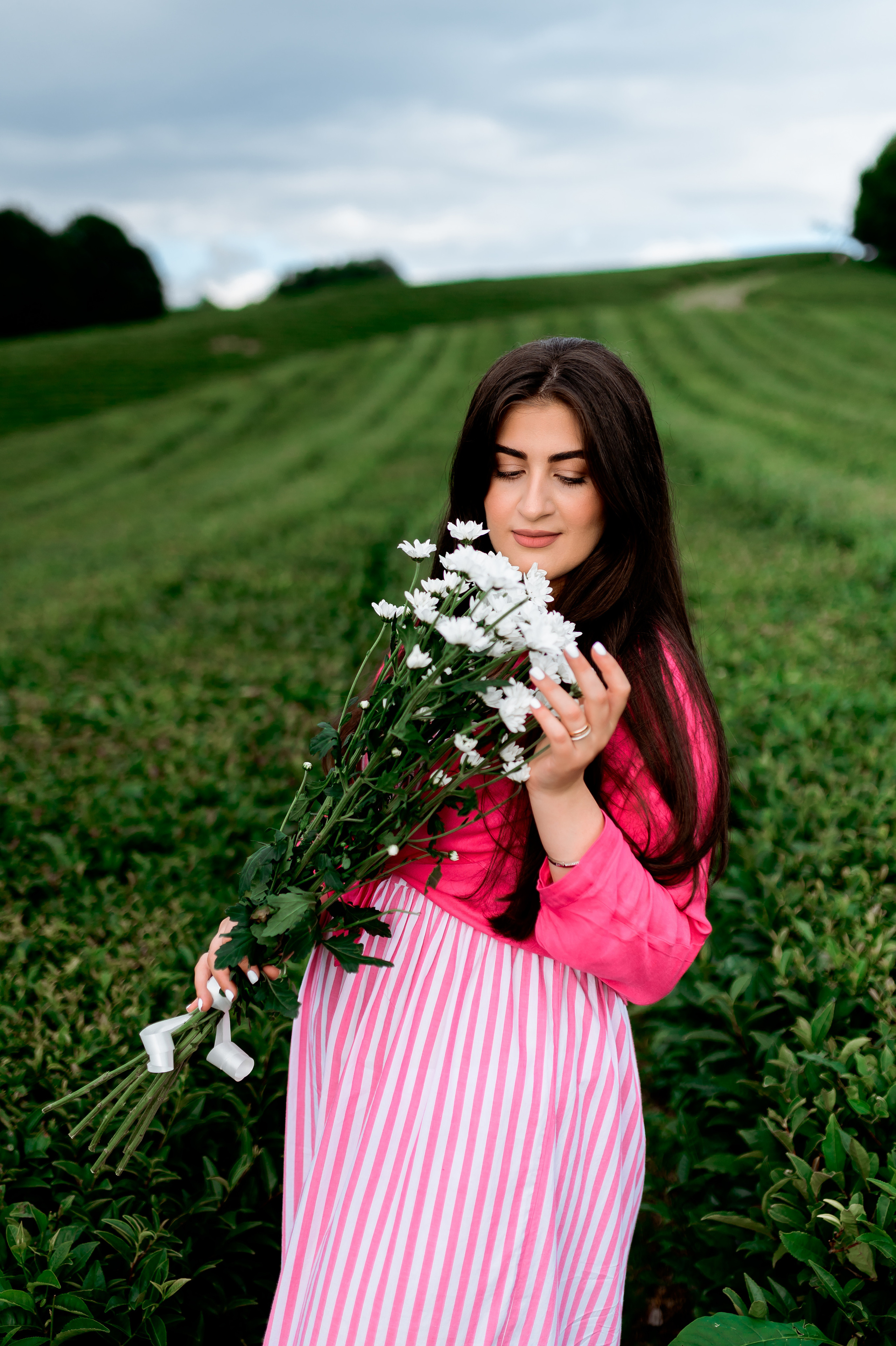 Женская фотосессия на Чайных плантациях. Свадебный и семейный фотограф в Сочи Никита Пищов