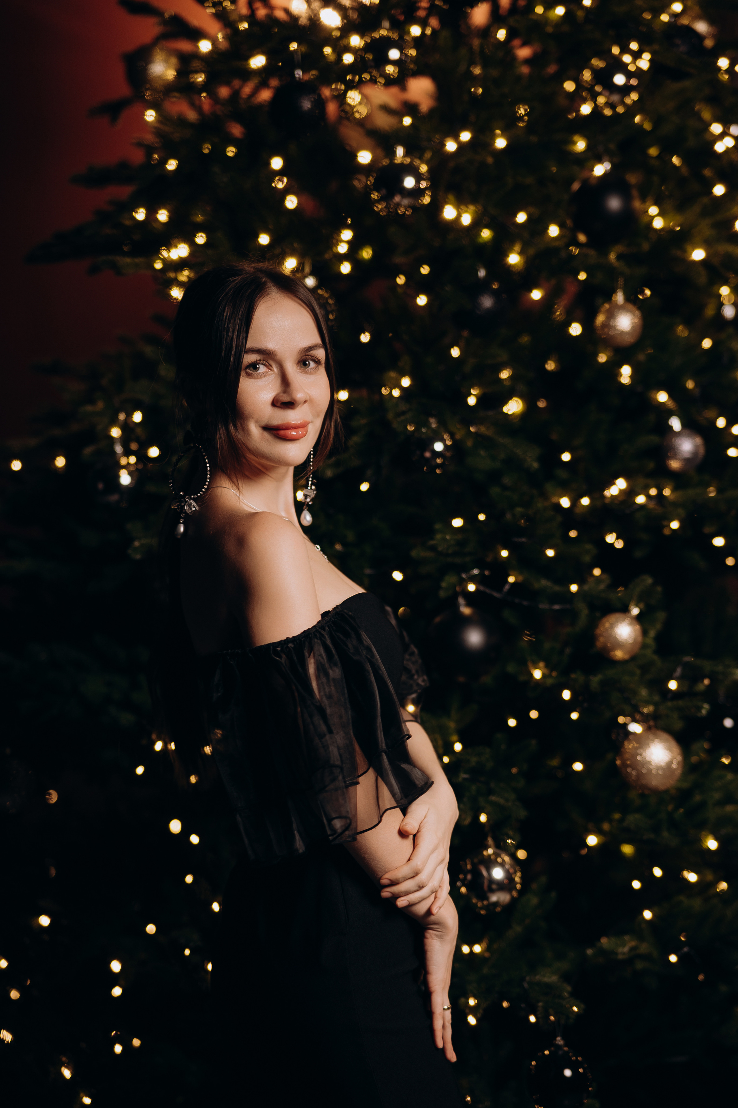 Новогодняя фотосессия семейная в студии. Свадебный и семейный фотограф в Сочи Никита Пищов