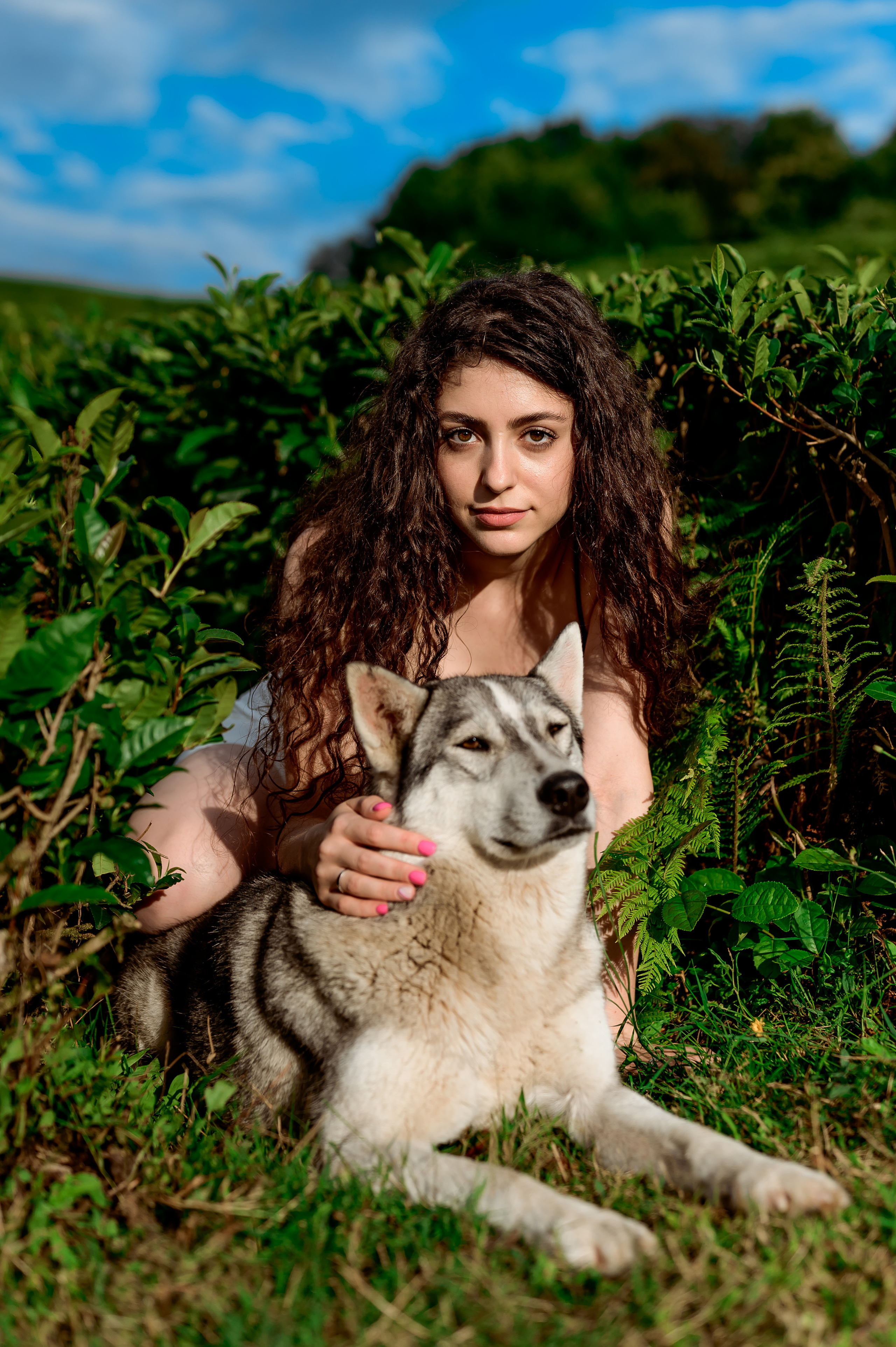 Женская фотосессия на Чайных плантациях. Свадебный и семейный фотограф в Сочи Никита Пищов