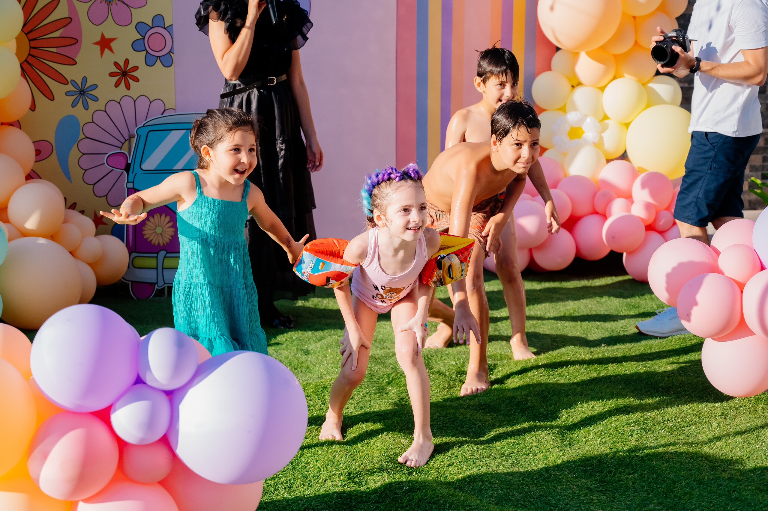 Детский день рождения у бассейна. Свадебный и семейный фотограф в Сочи Никита Пищов