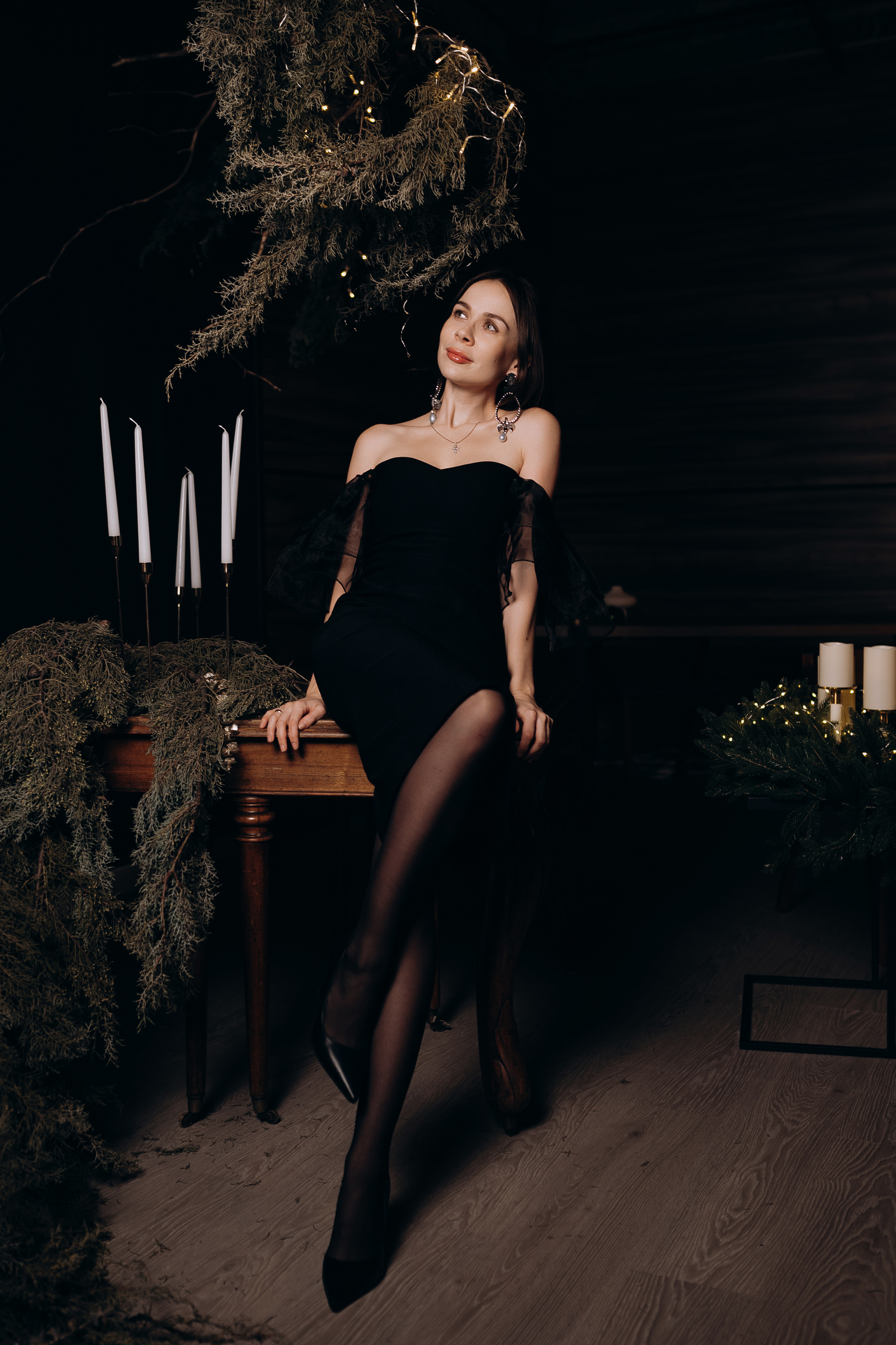 Новогодняя фотосессия семейная в студии. Свадебный и семейный фотограф в Сочи Никита Пищов