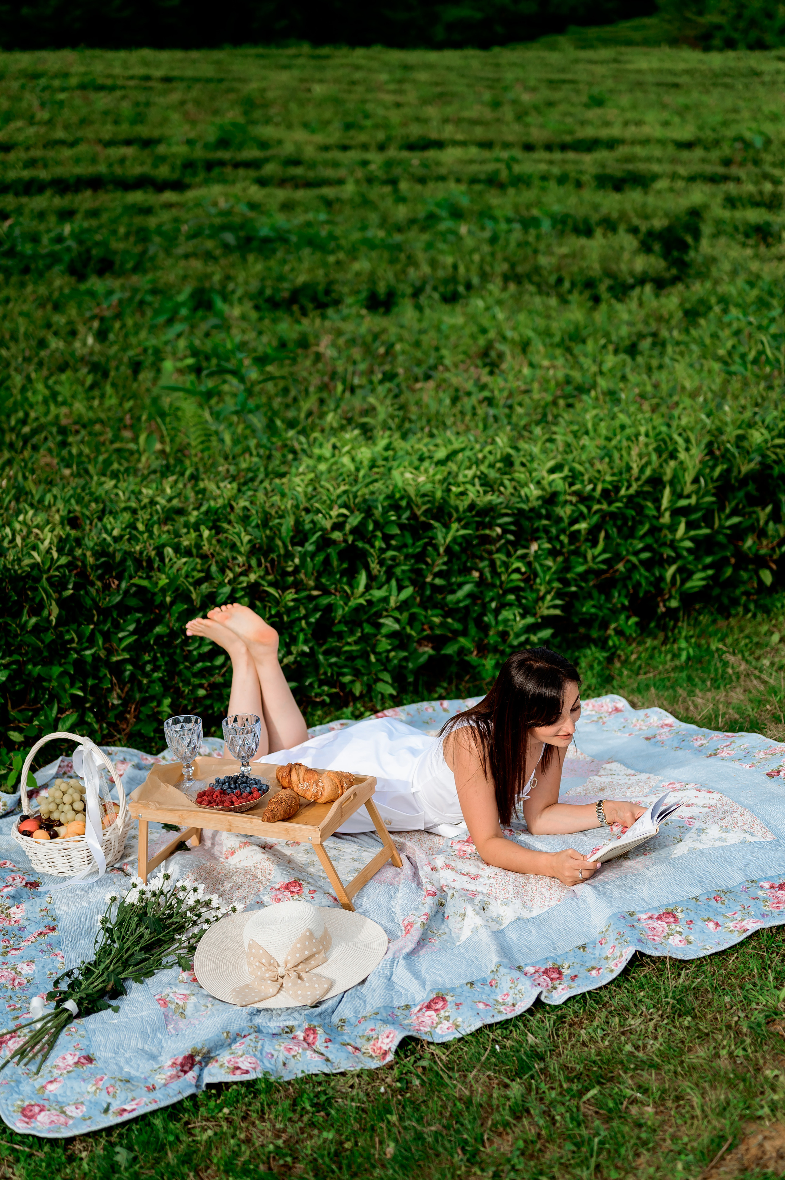Женская фотосессия на Чайных плантациях. Свадебный и семейный фотограф в Сочи Никита Пищов