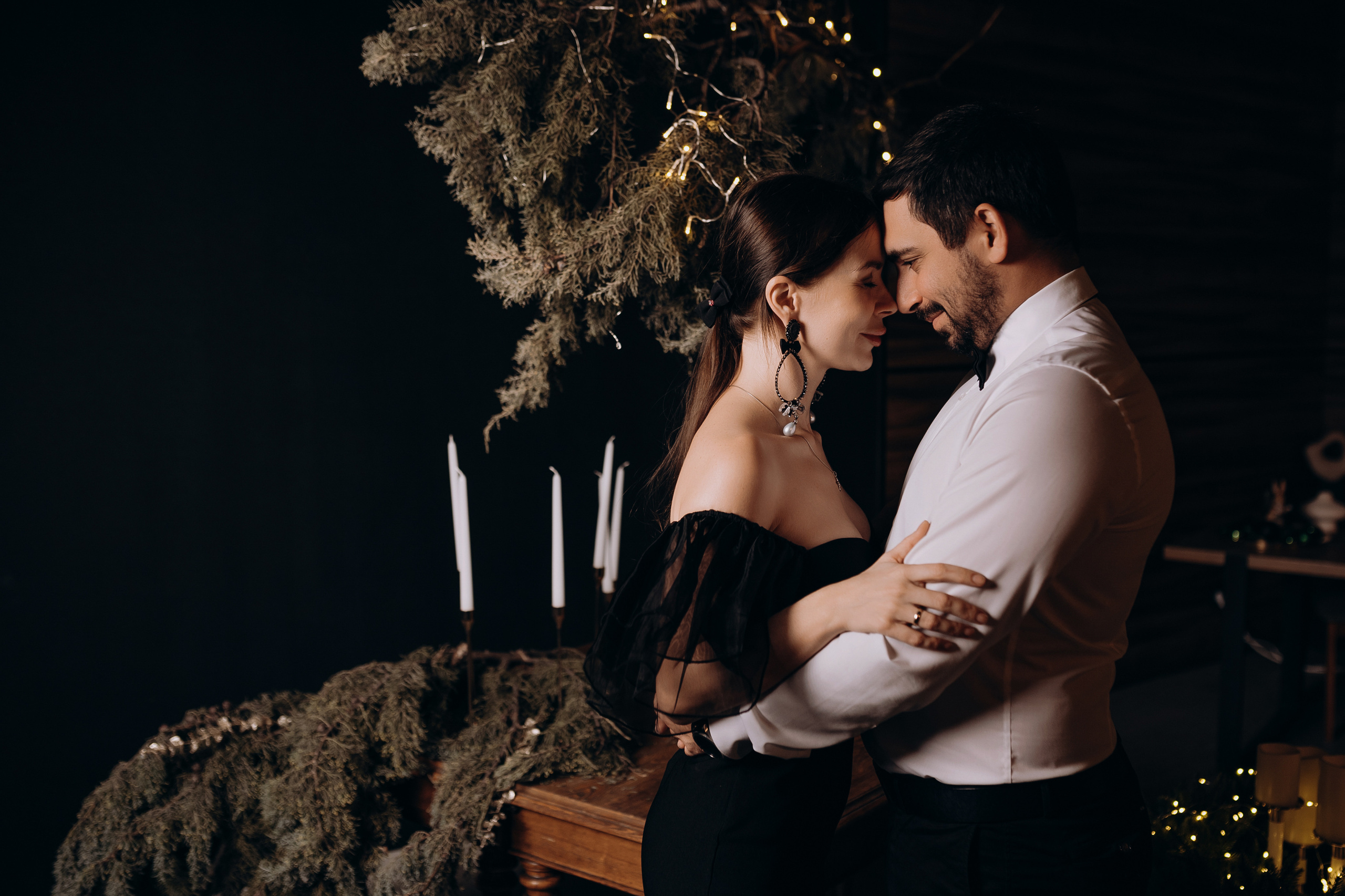 Новогодняя фотосессия семейная в студии. Свадебный и семейный фотограф в Сочи Никита Пищов