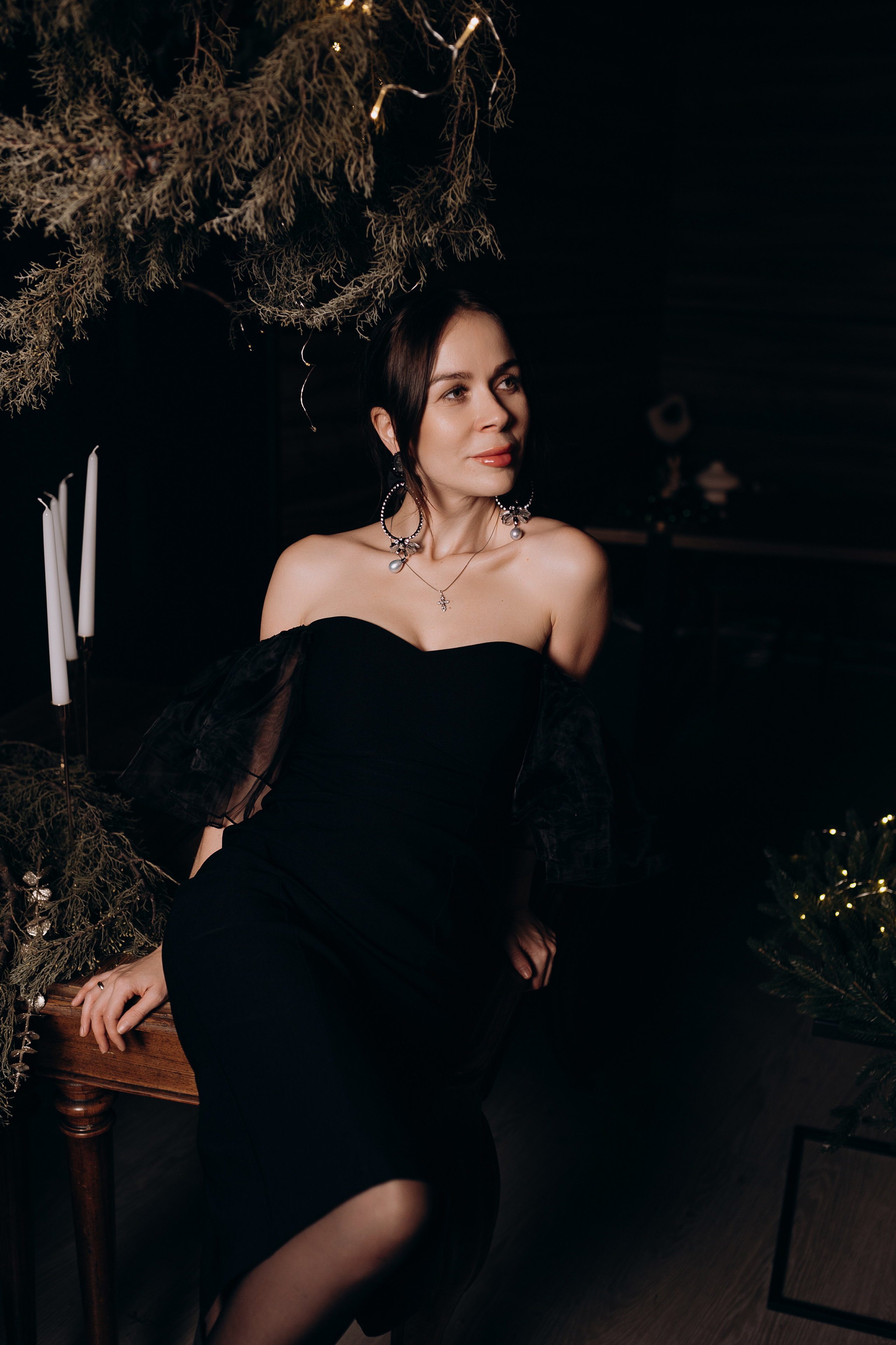 Новогодняя фотосессия семейная в студии. Свадебный и семейный фотограф в Сочи Никита Пищов