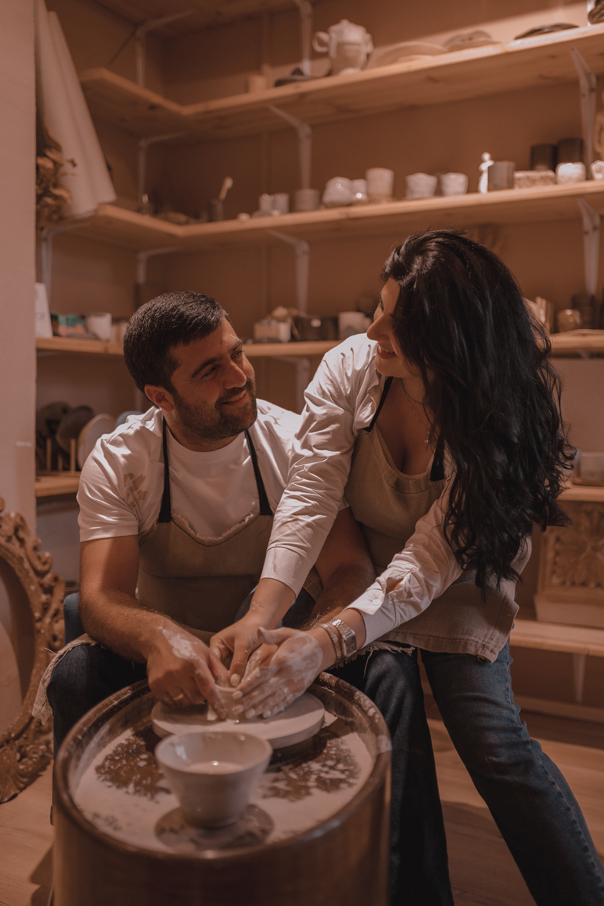 Фотосессия в гончарной. Свадебный и семейный фотограф в Сочи Никита Пищов