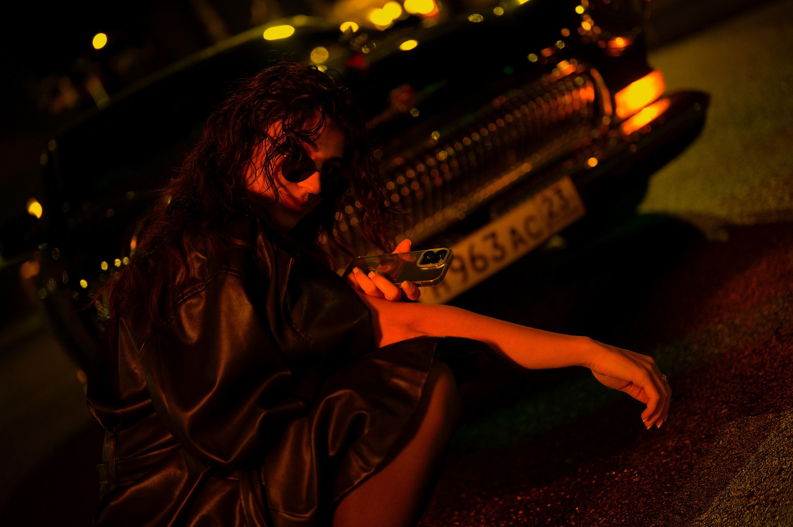 Ночная фотосессия под дождем. Свадебный и семейный фотограф в Сочи Никита Пищов