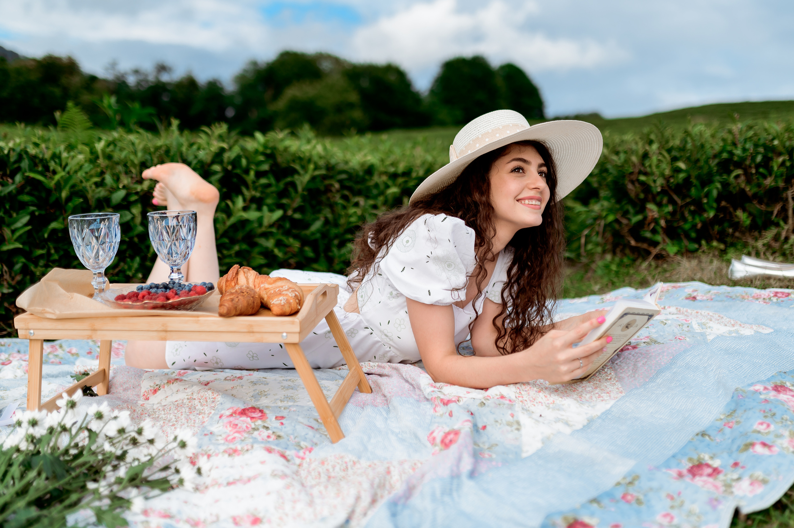 Женская фотосессия на Чайных плантациях. Свадебный и семейный фотограф в Сочи Никита Пищов