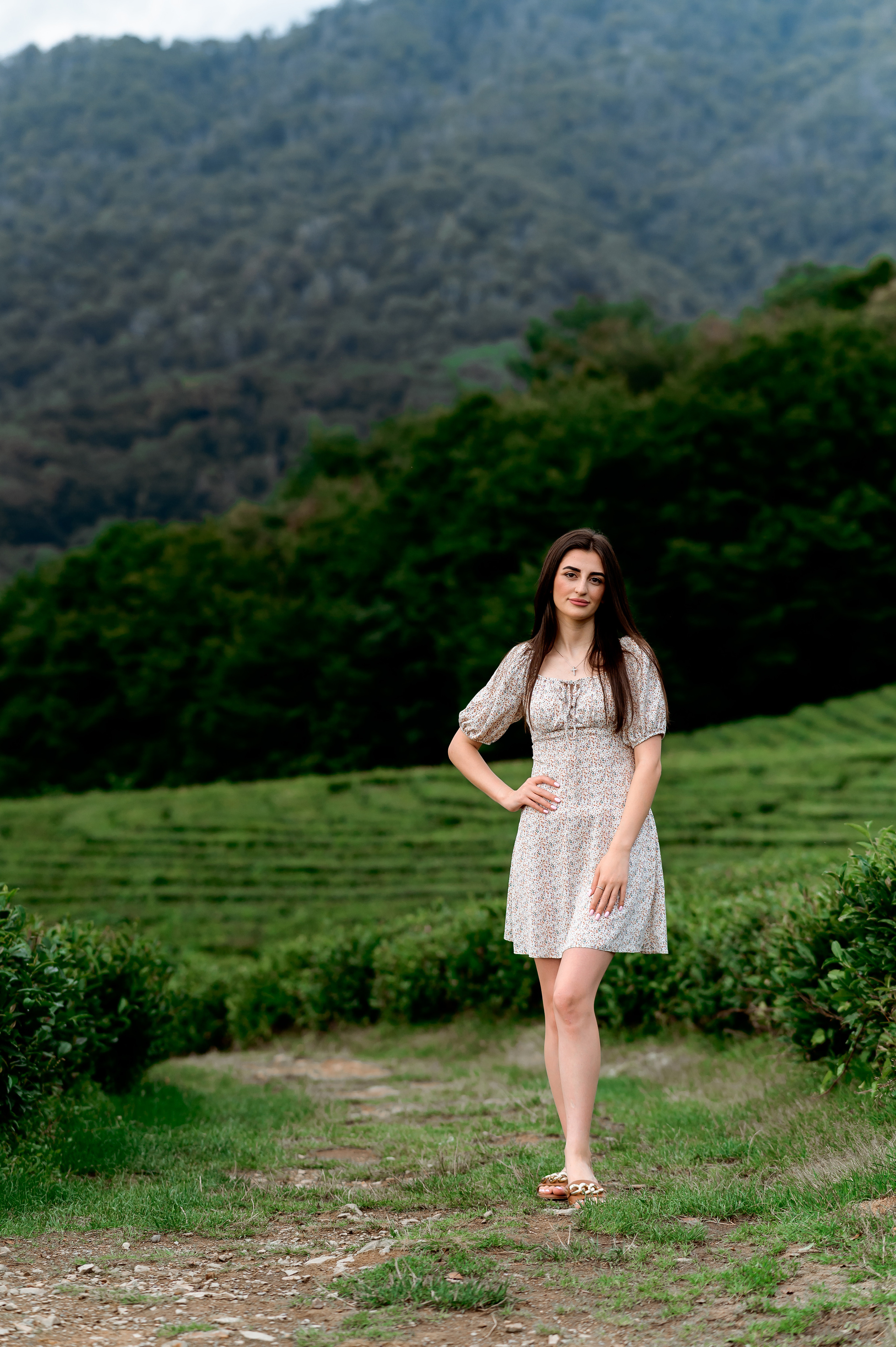 Женская фотосессия на Чайных плантациях. Свадебный и семейный фотограф в Сочи Никита Пищов