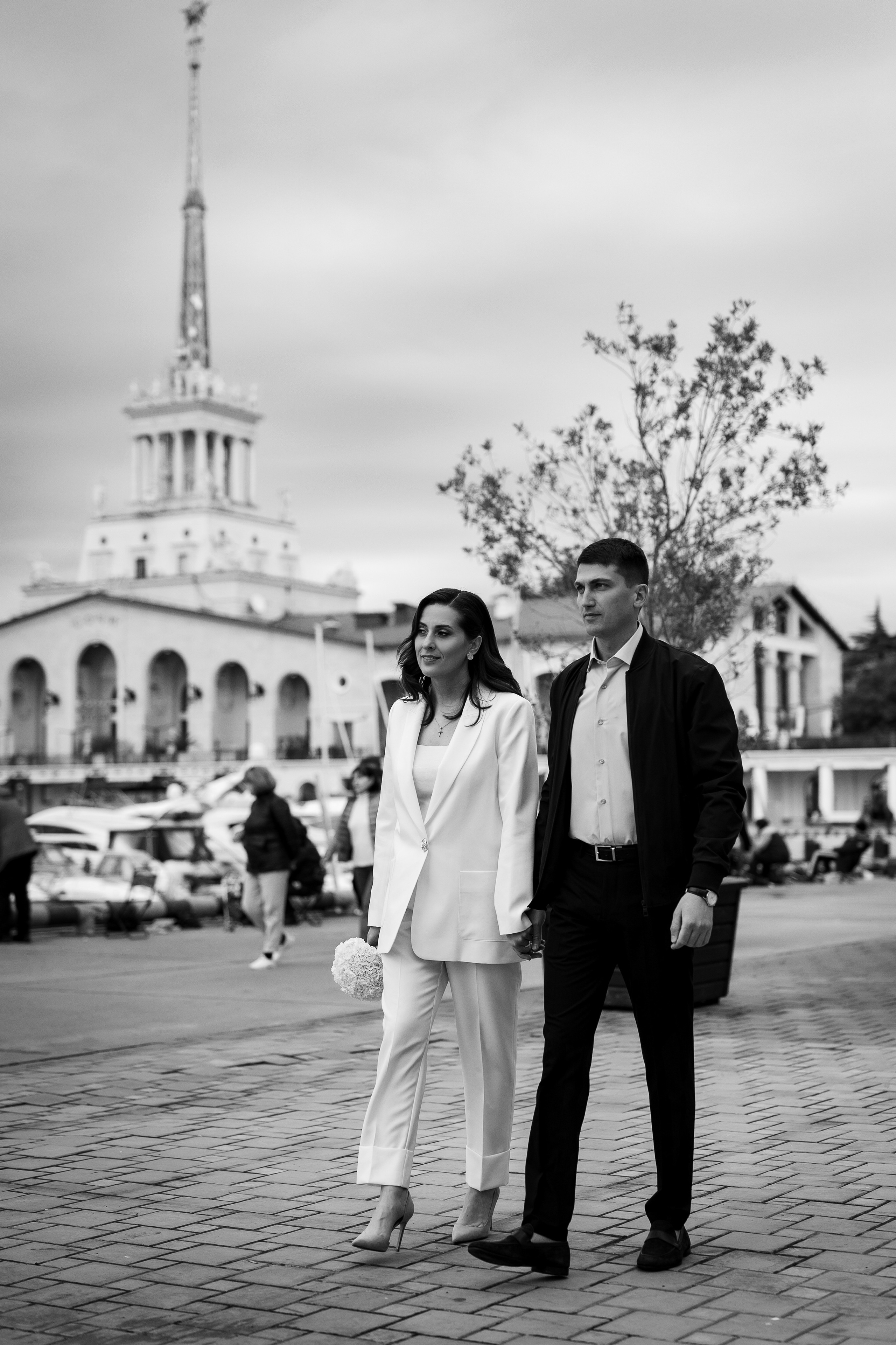 Прогулка после загса. Свадебный и семейный фотограф в Сочи Никита Пищов