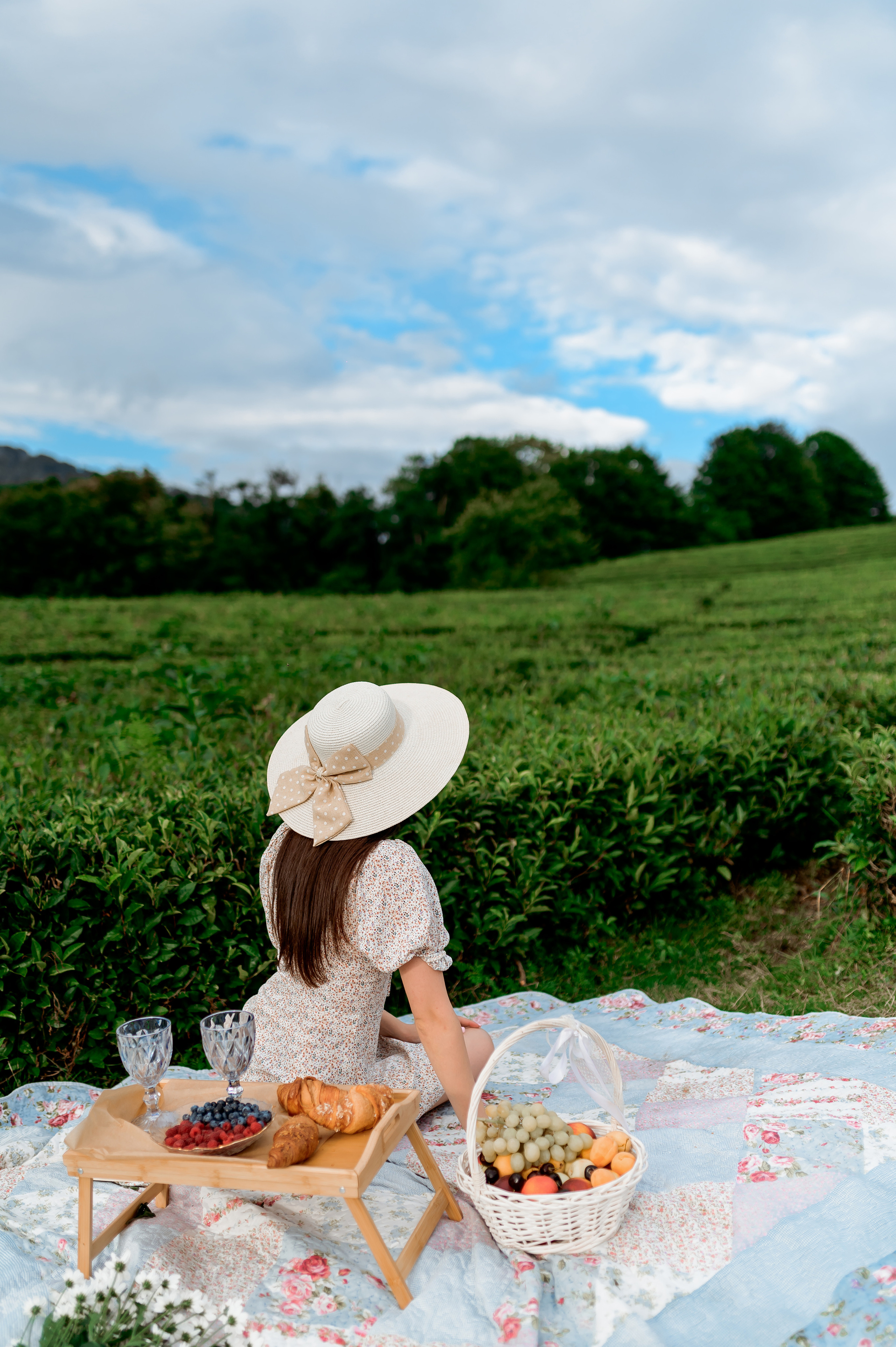Женская фотосессия на Чайных плантациях. Свадебный и семейный фотограф в Сочи Никита Пищов