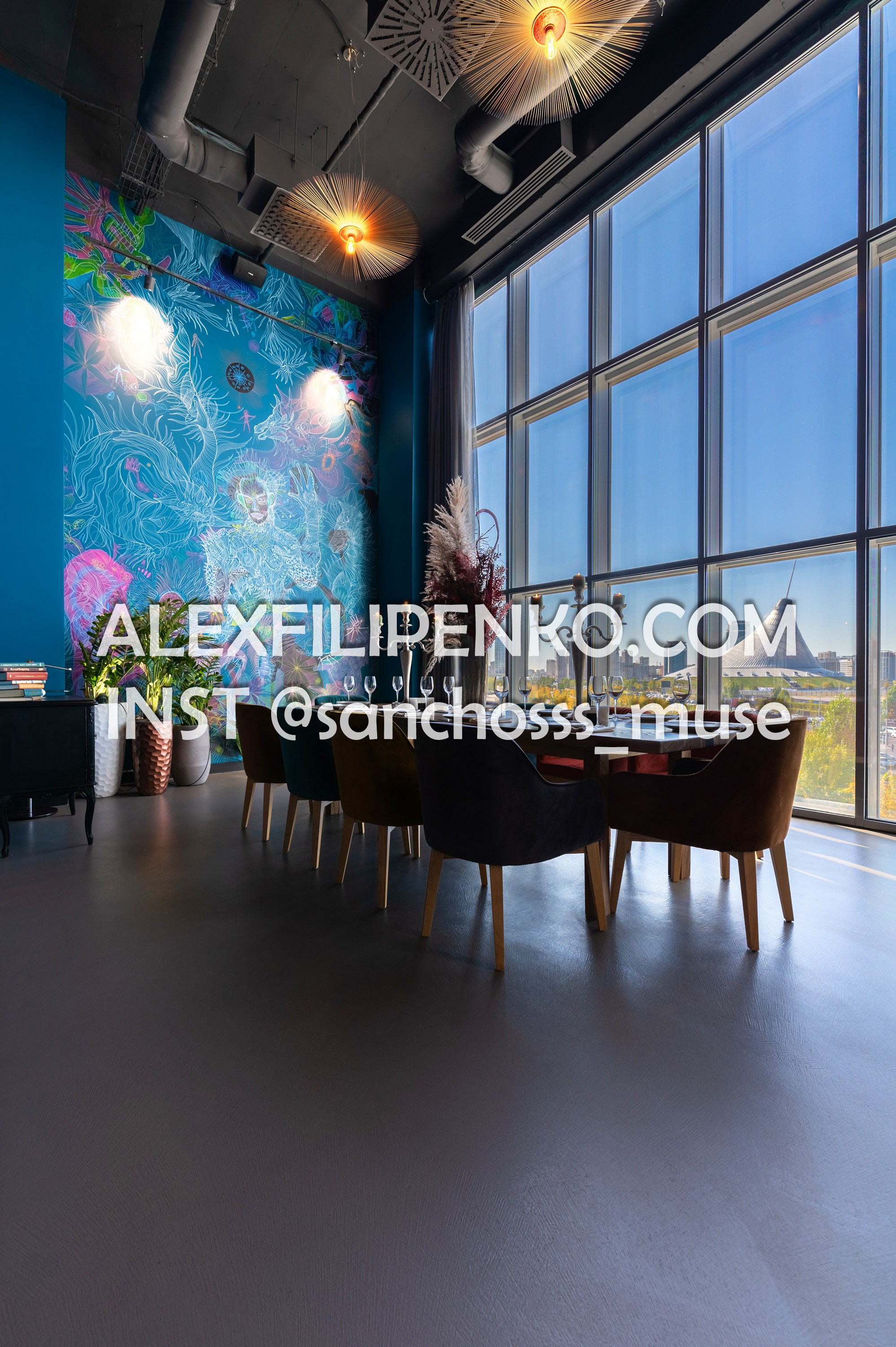 Ресторан Once. Фотограф интерьера недвижимости и архитектуры в Астане